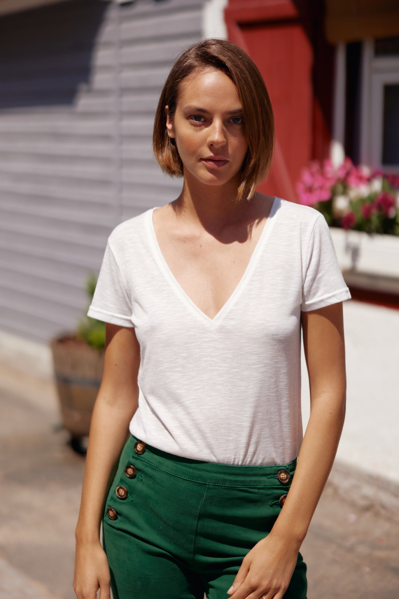 T-shirt Elvie - Ecru