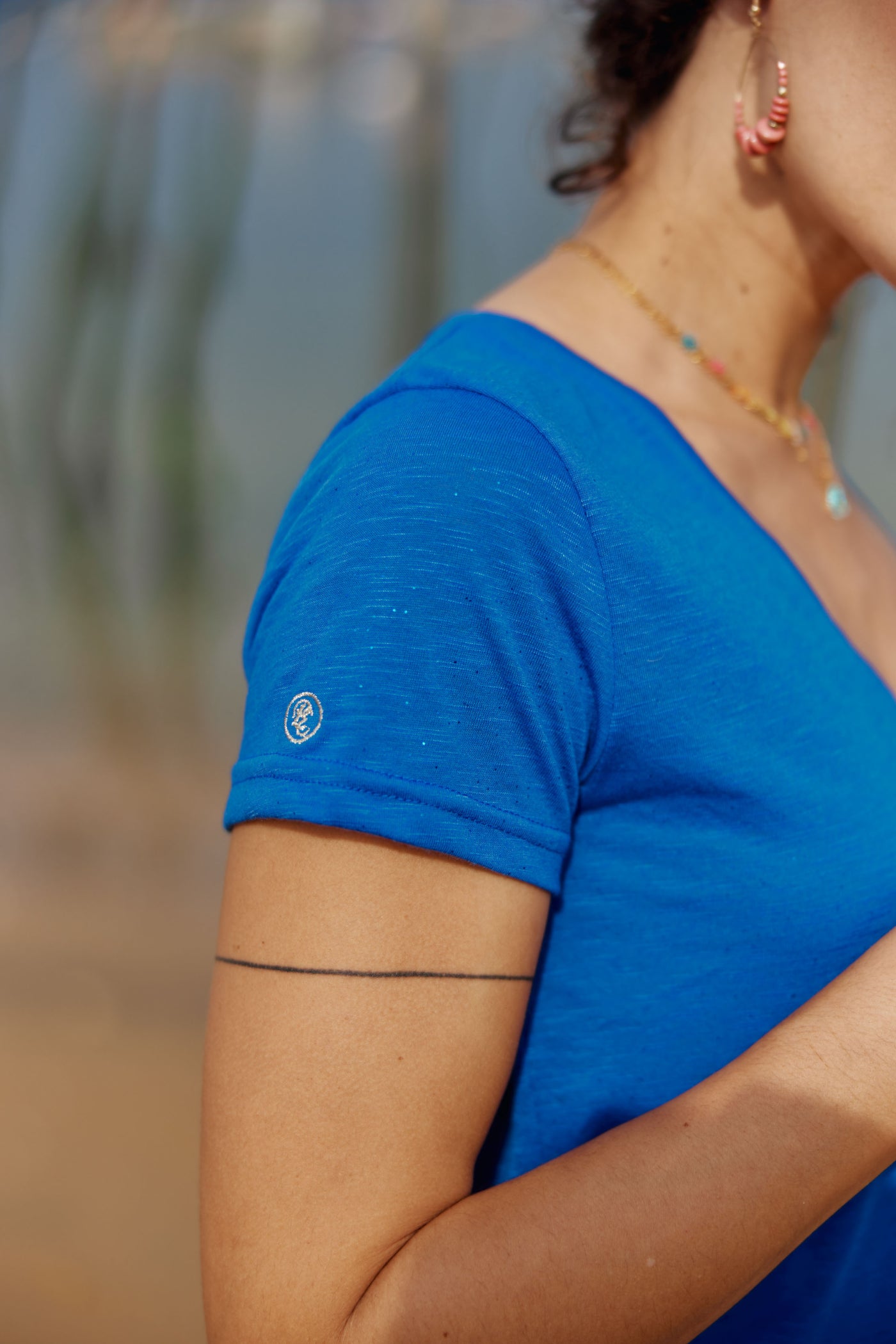 T-shirt Elvie - Bleu