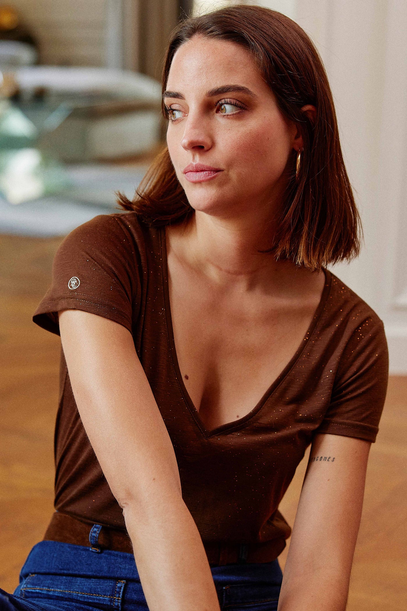 T-shirt Elvie - Choco