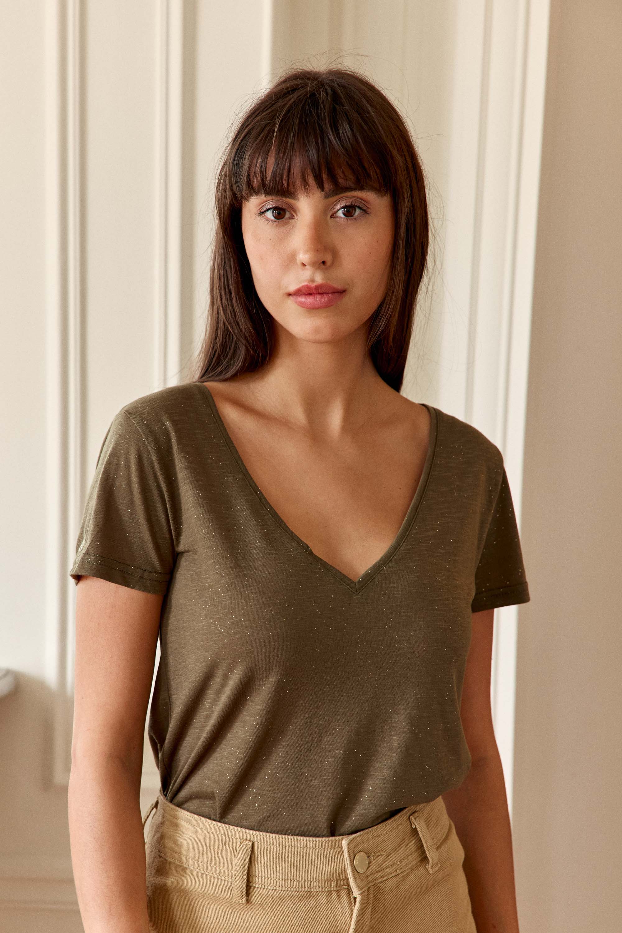 T-shirt Elvie - Kaki
