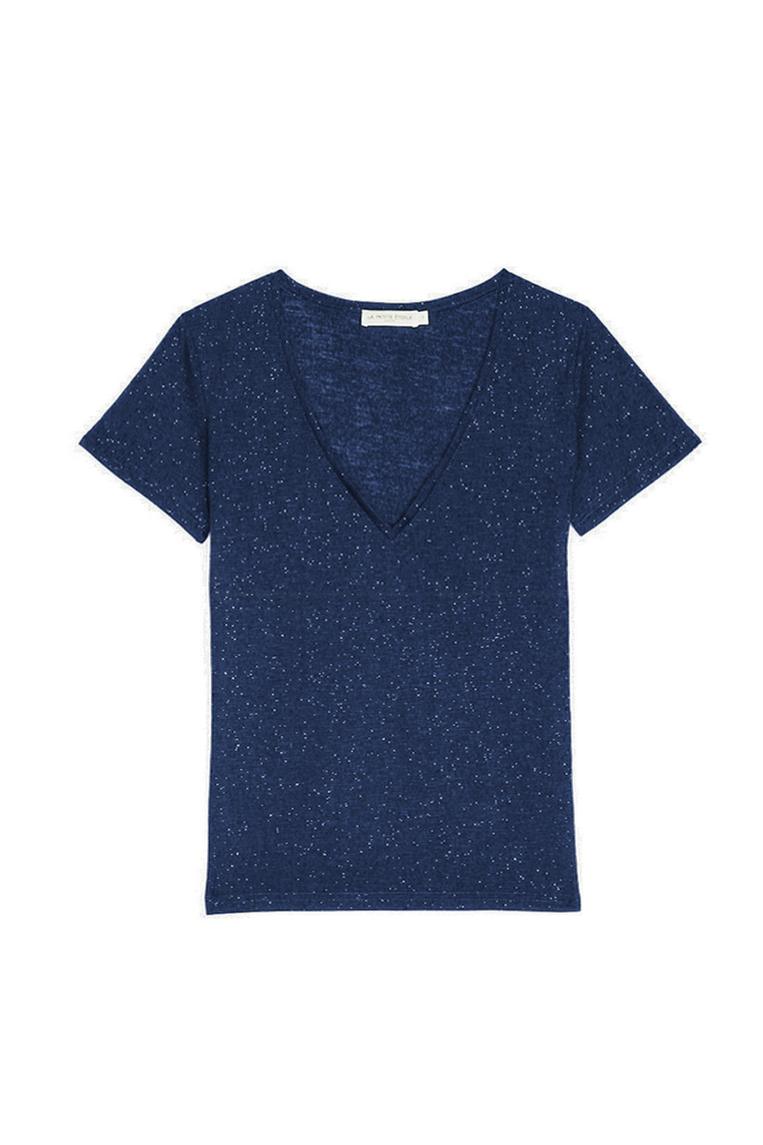 Navy V-neck T-shirt - Elvie