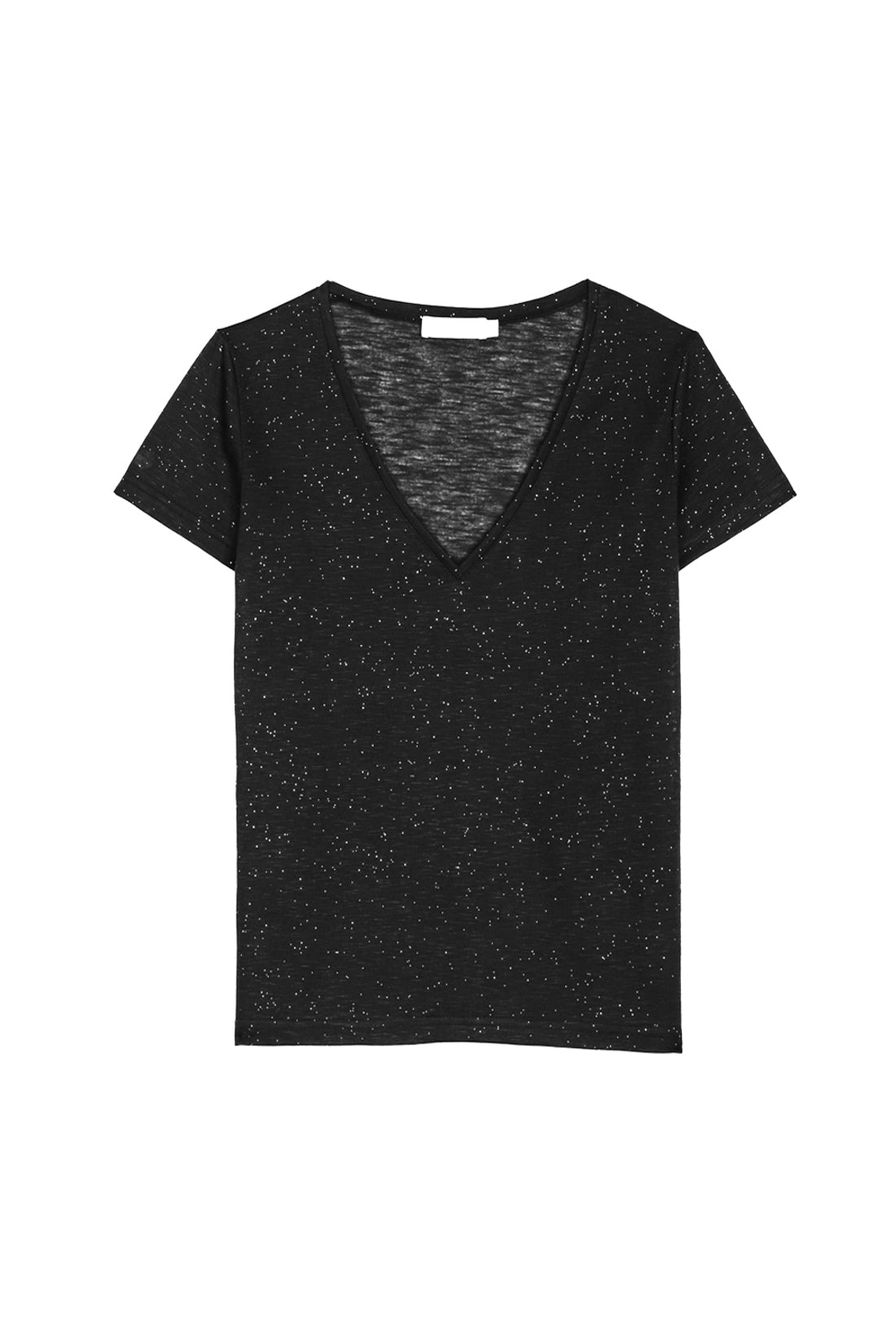 Black V-neck T-shirt - Elvie