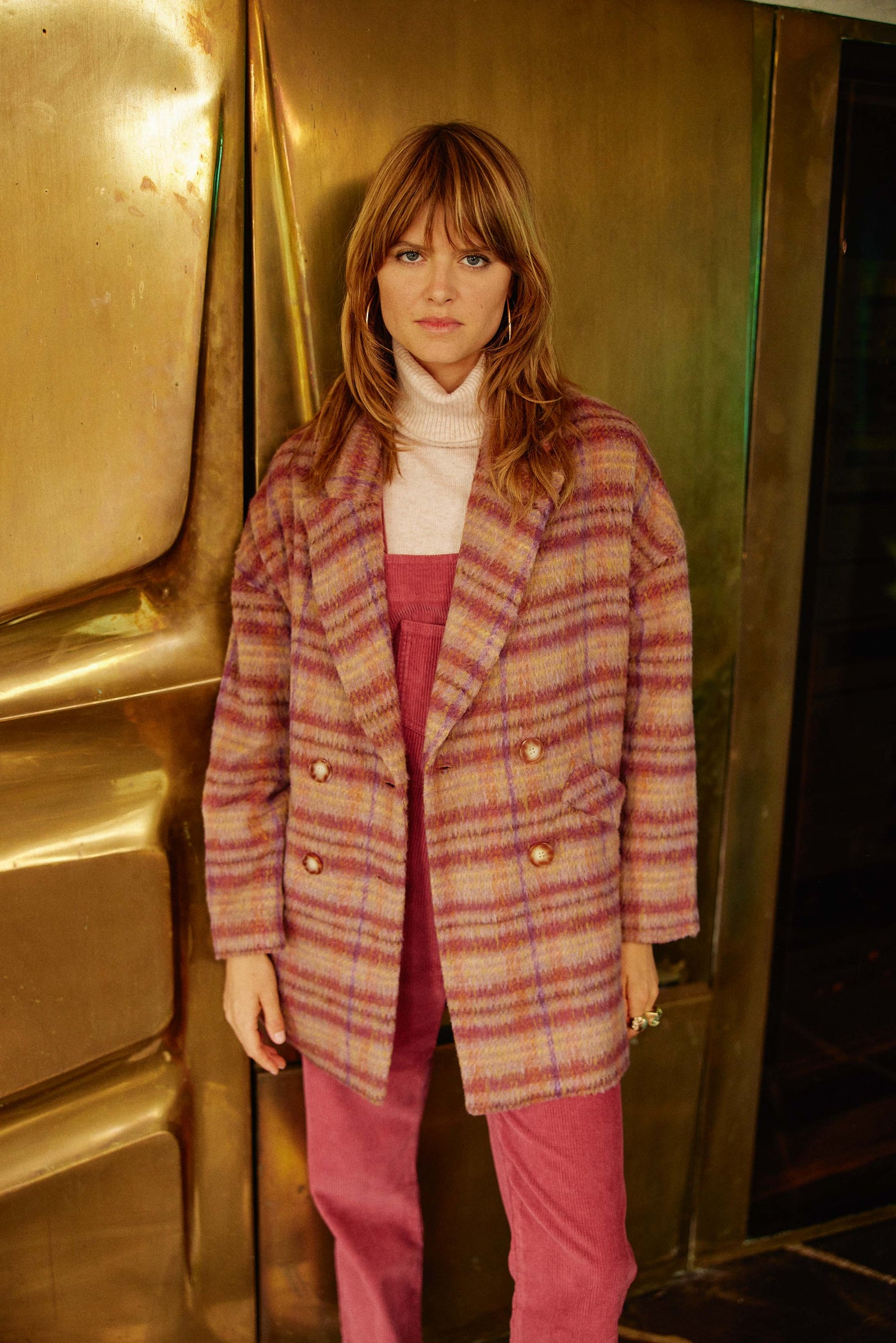Manteau Erman - Rose