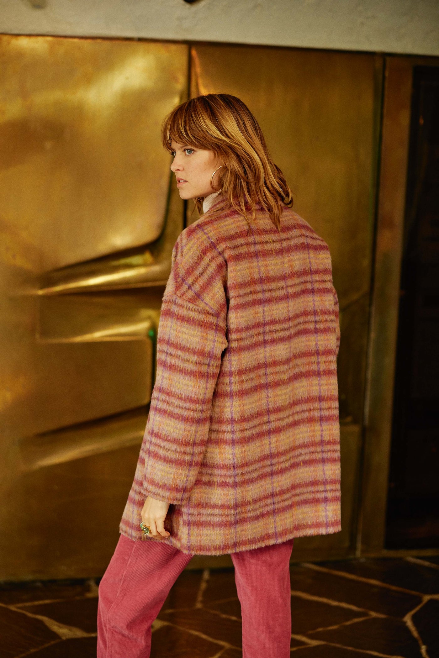 Manteau Erman - Rose
