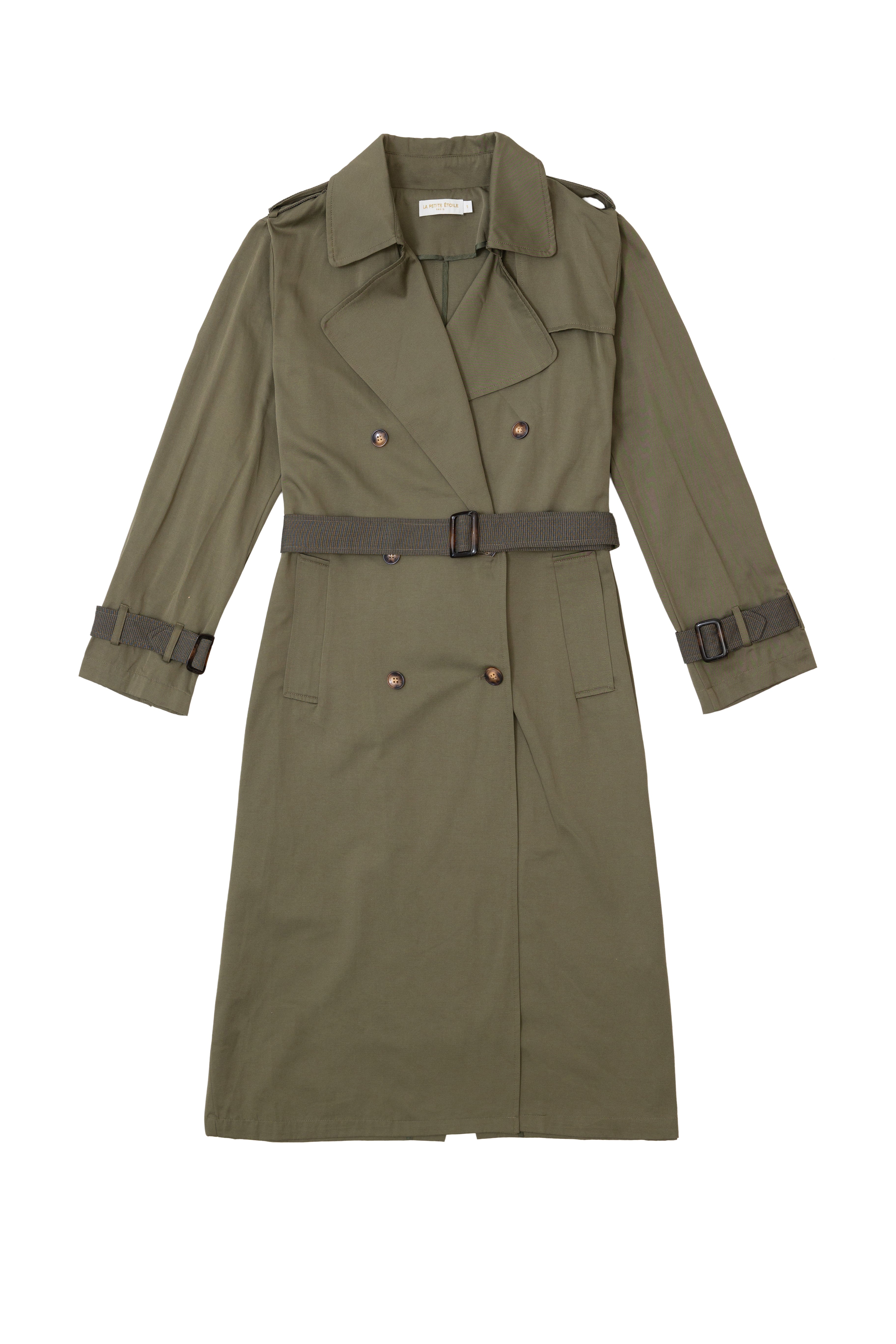 Faraga Trench Coat - Khaki