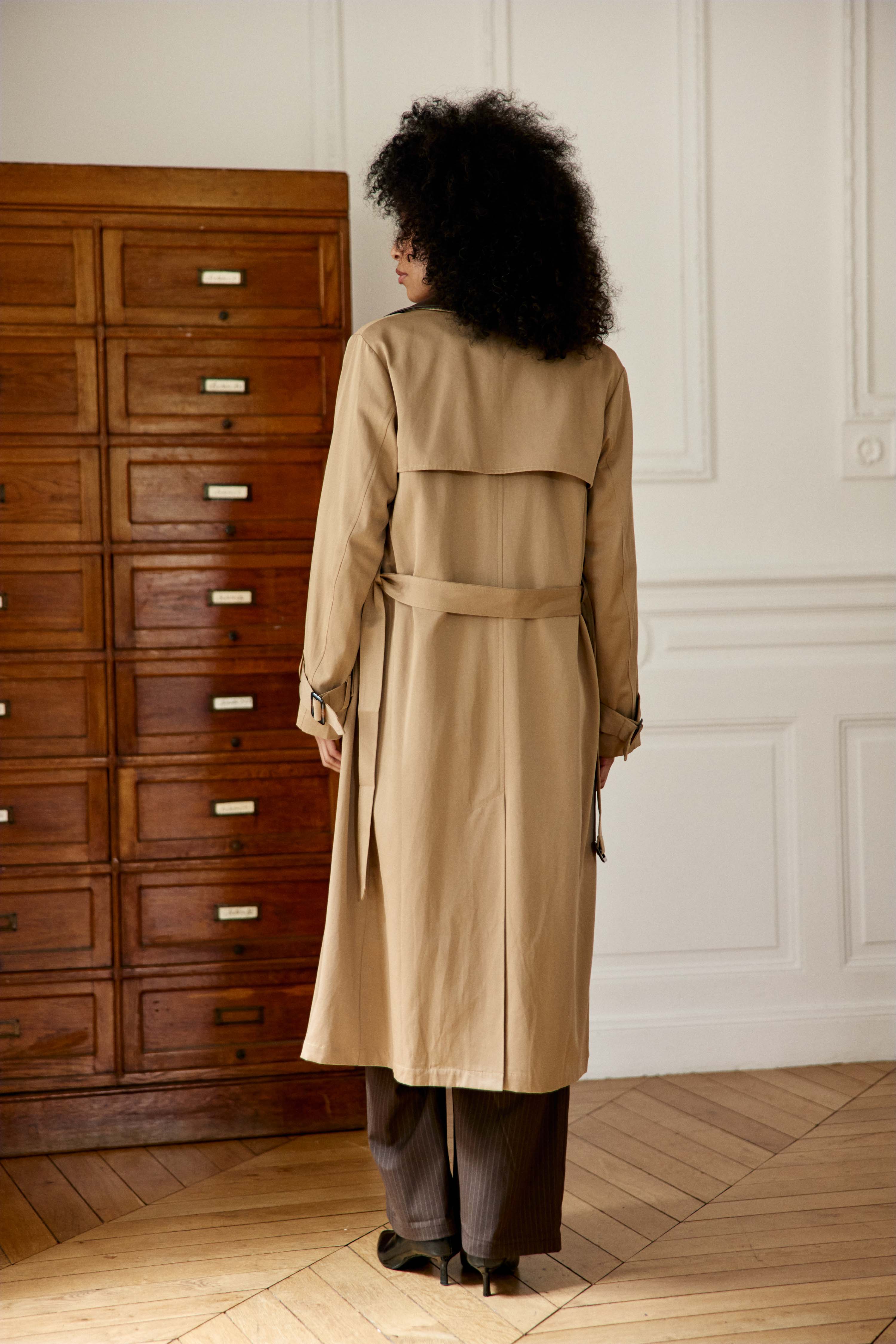 Faragi - Trench-coat midi