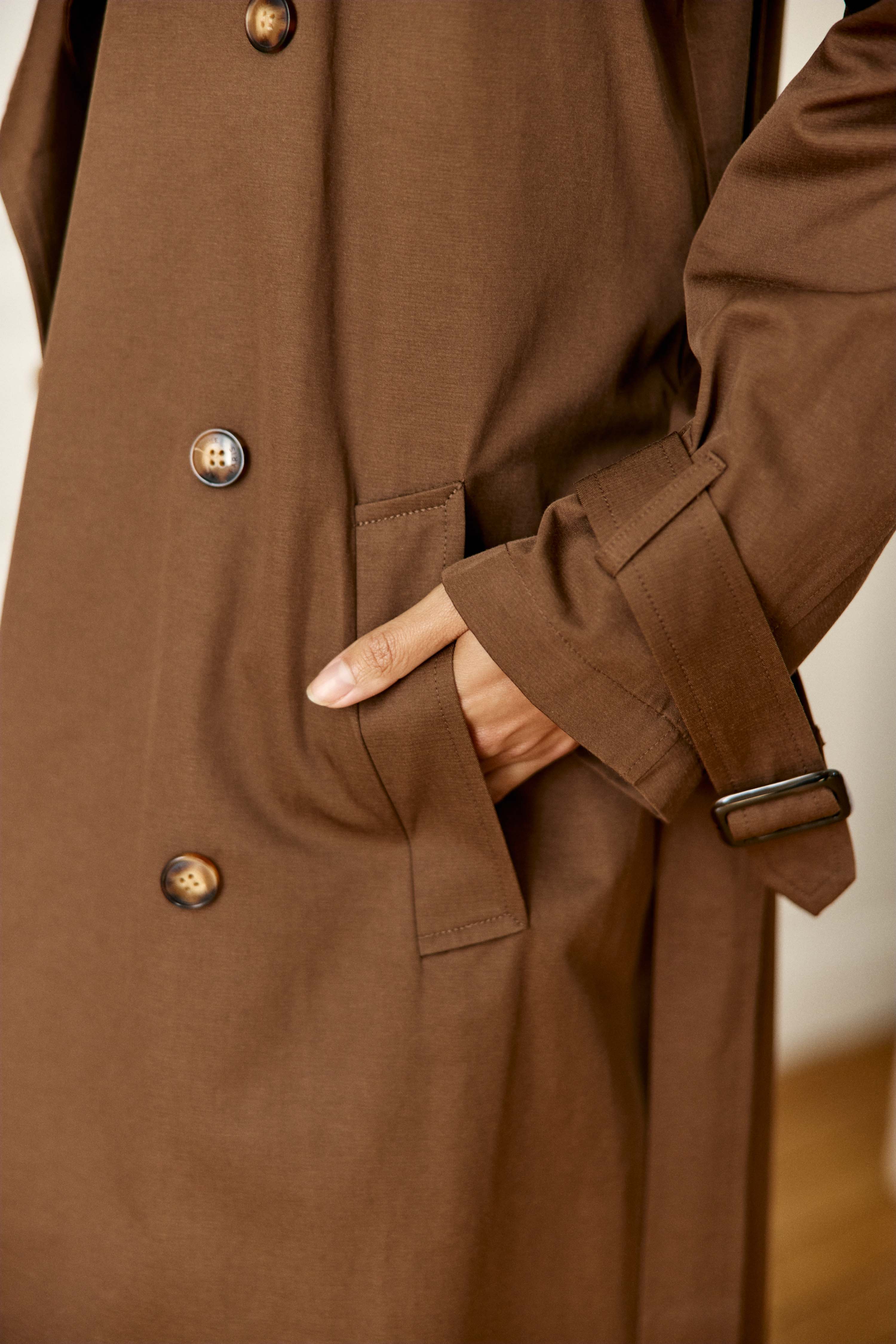 Faragi - Trench-coat midi