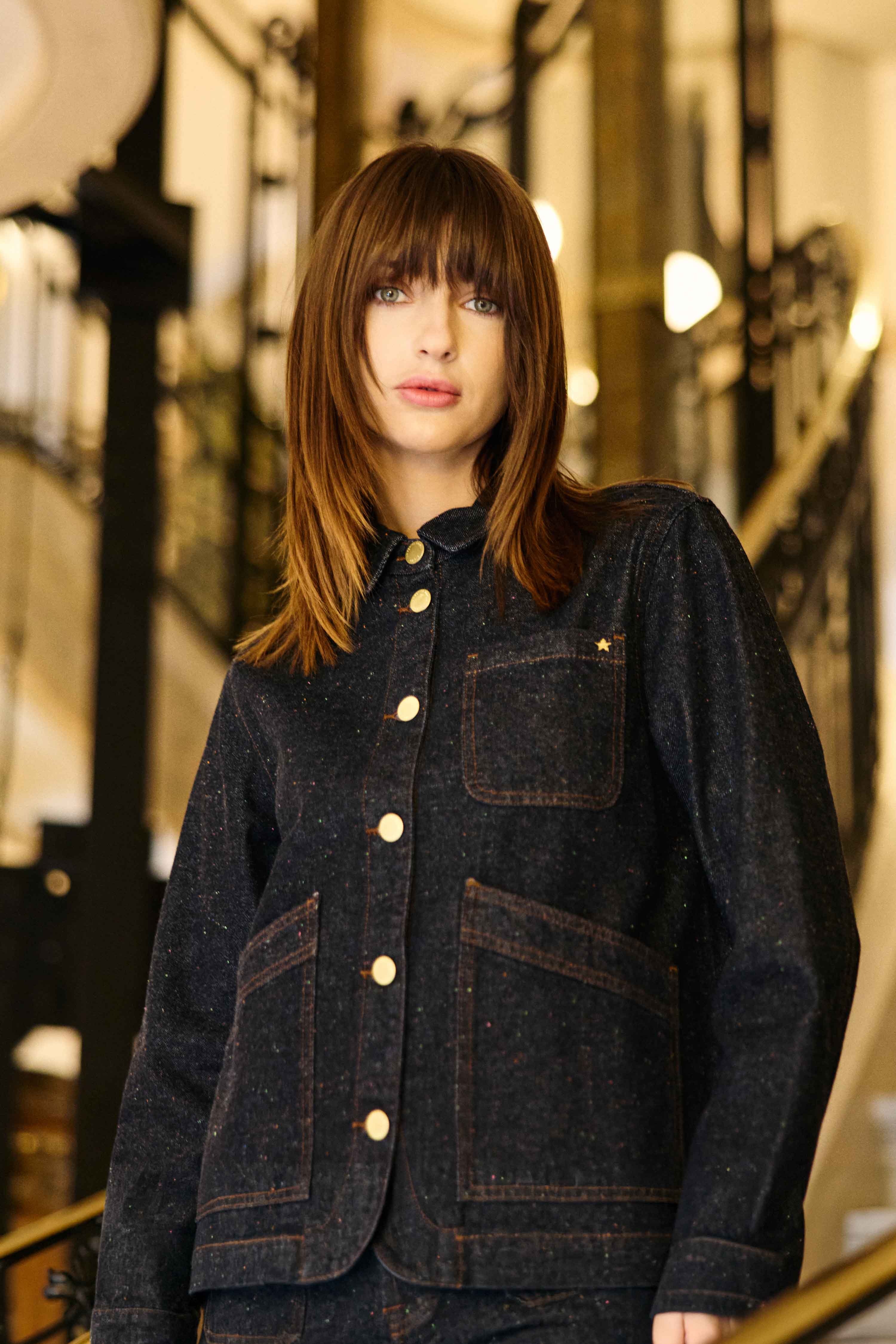 Veste denim brut - Fauline