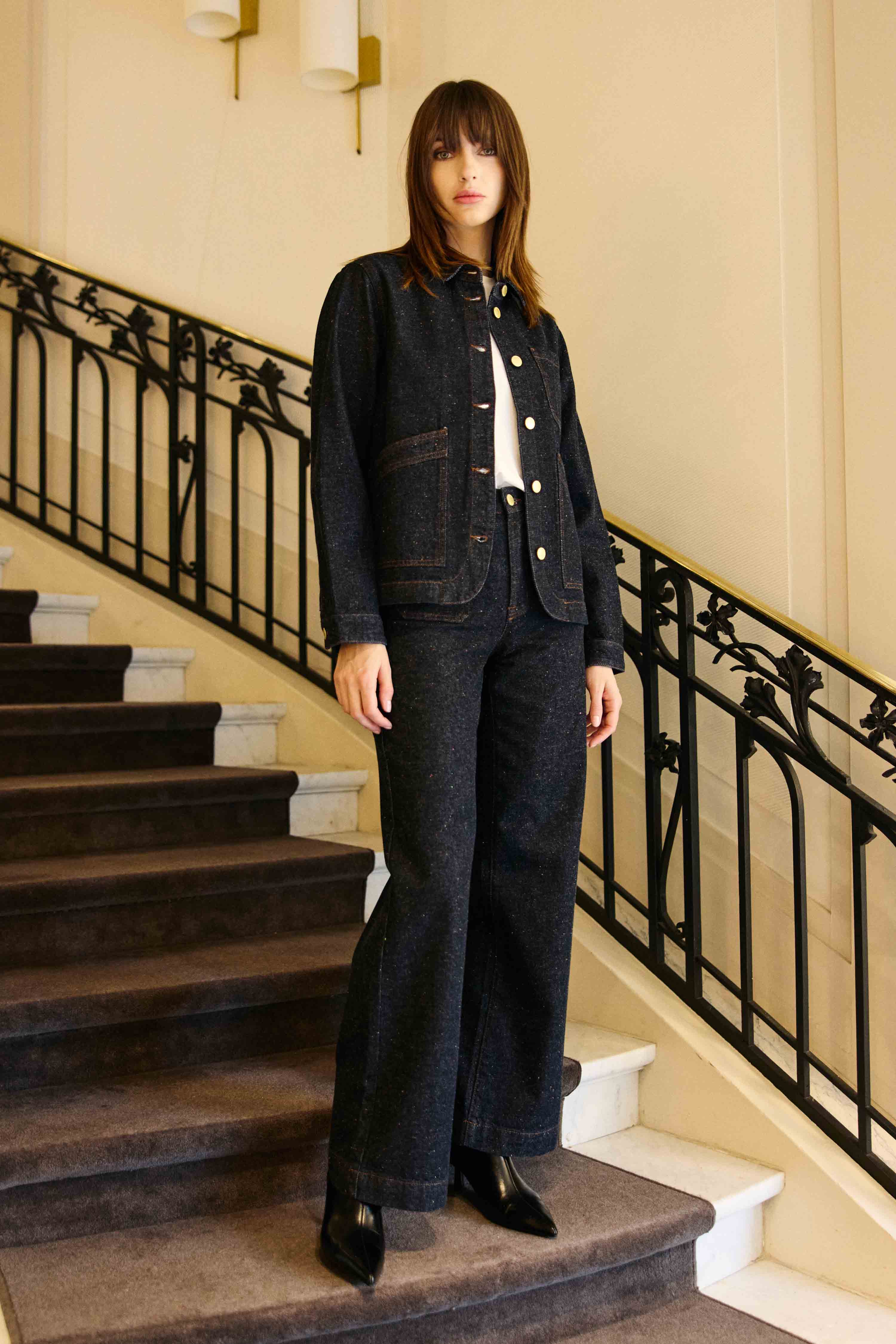 Veste denim brut - Fauline