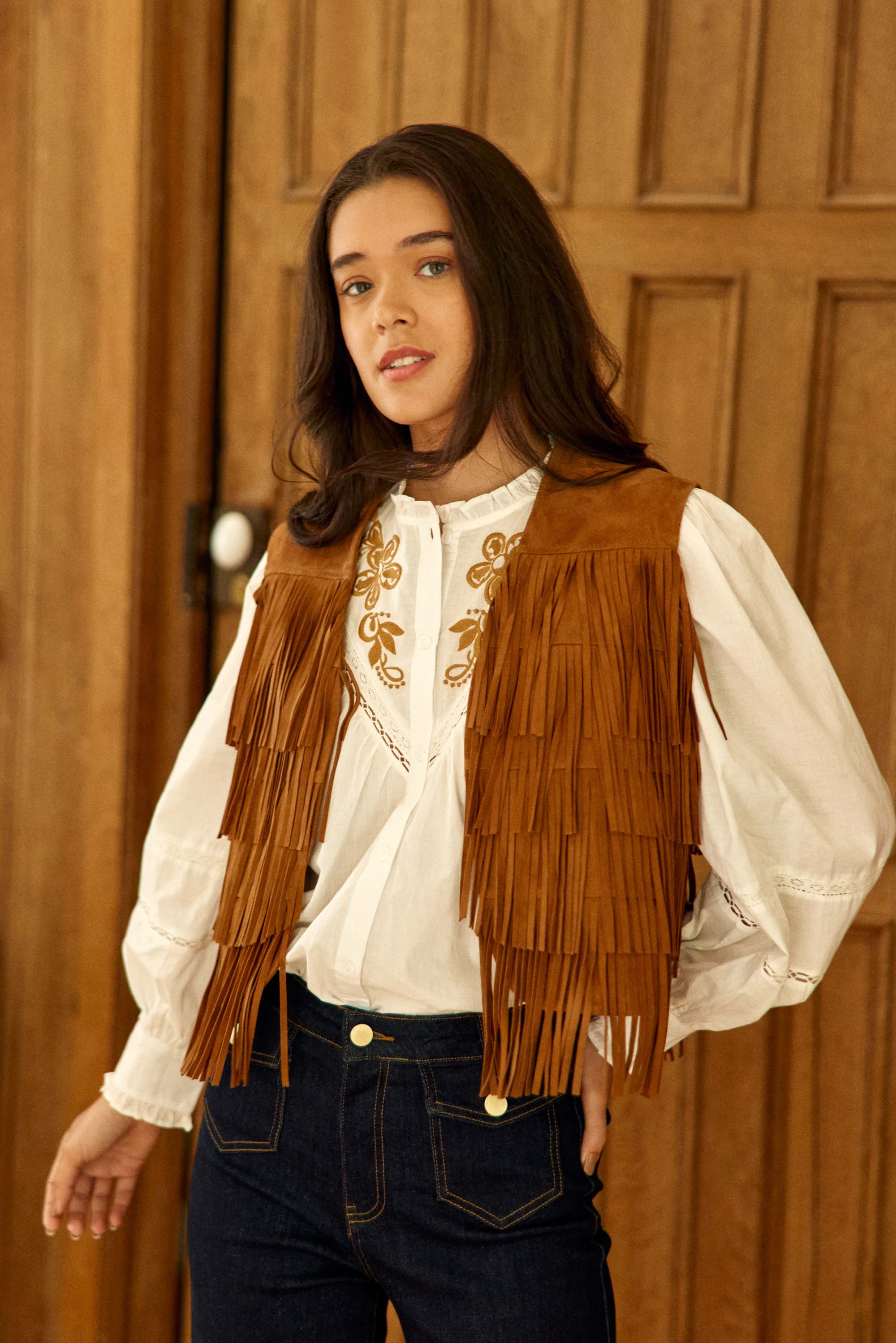 Fay leather jacket - Camel
