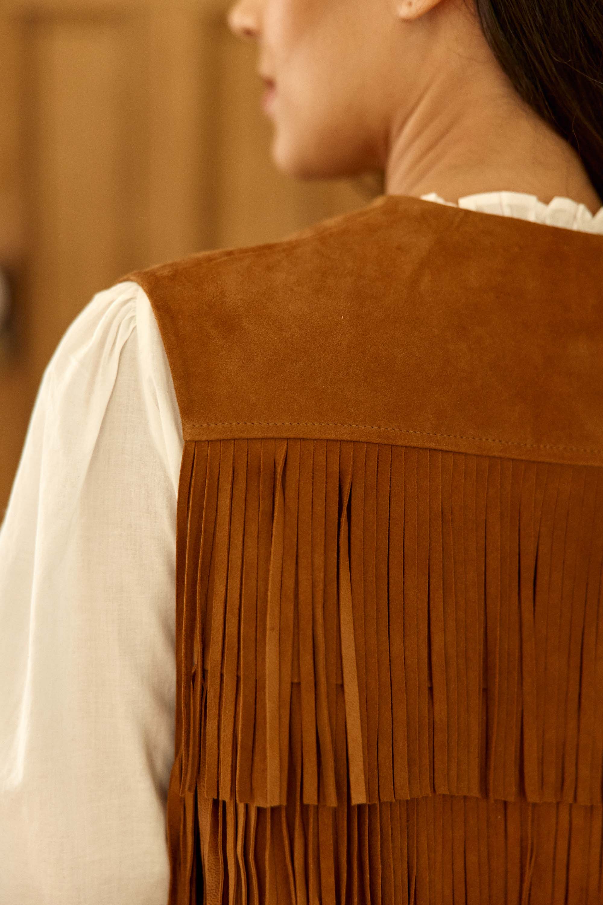 Fay leather jacket - Camel