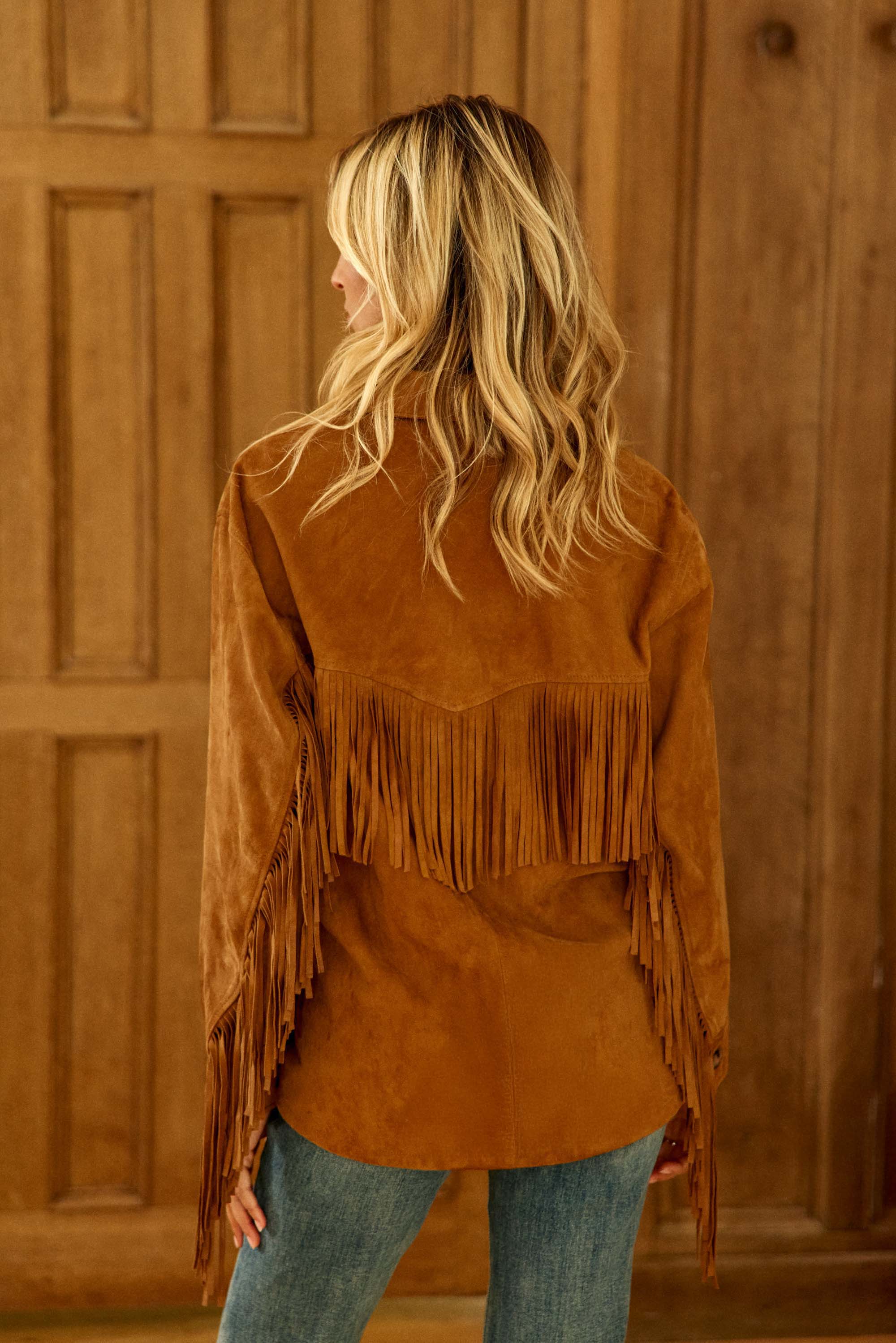 Floris leather jacket - Camel