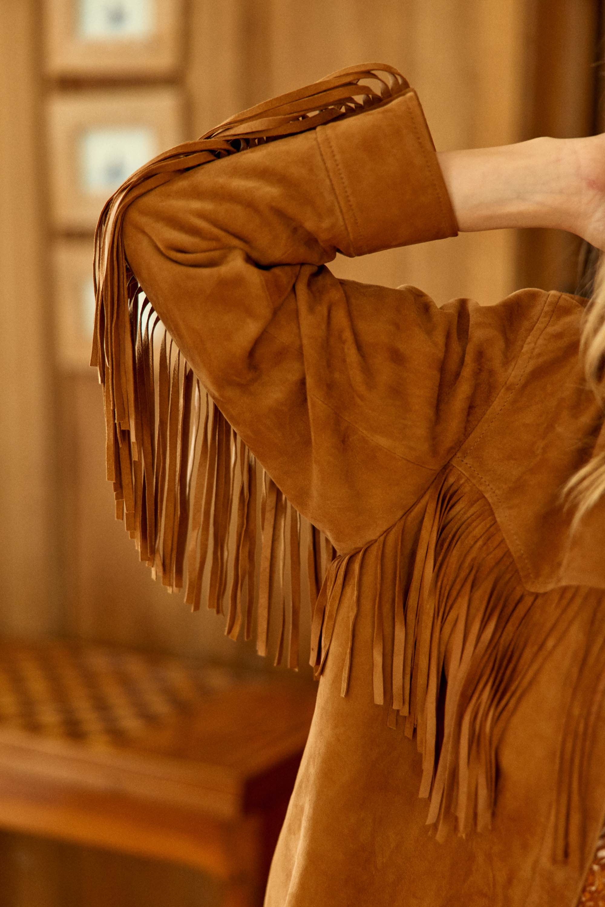Floris leather jacket - Camel