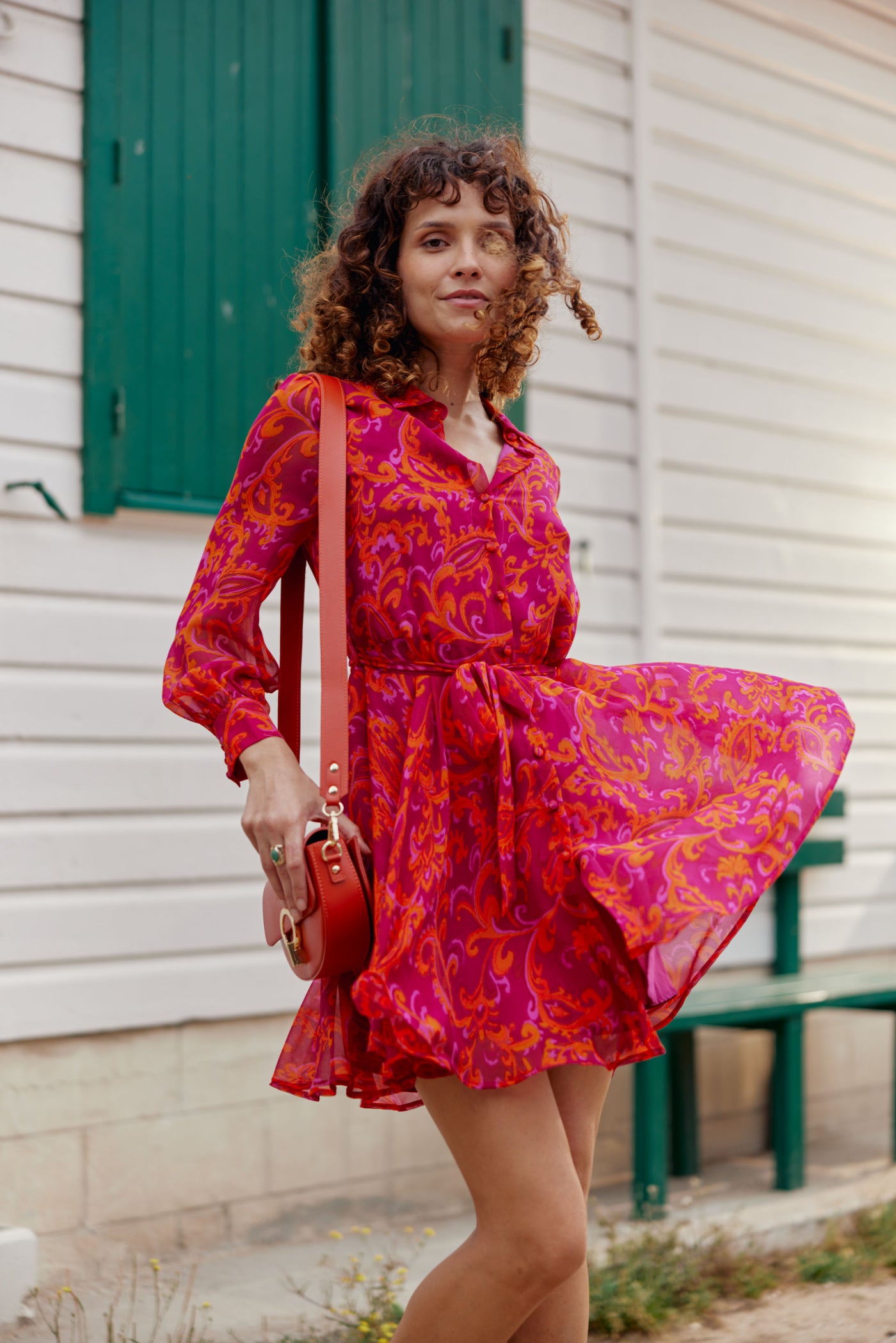 Robe Gino - Rose/orange