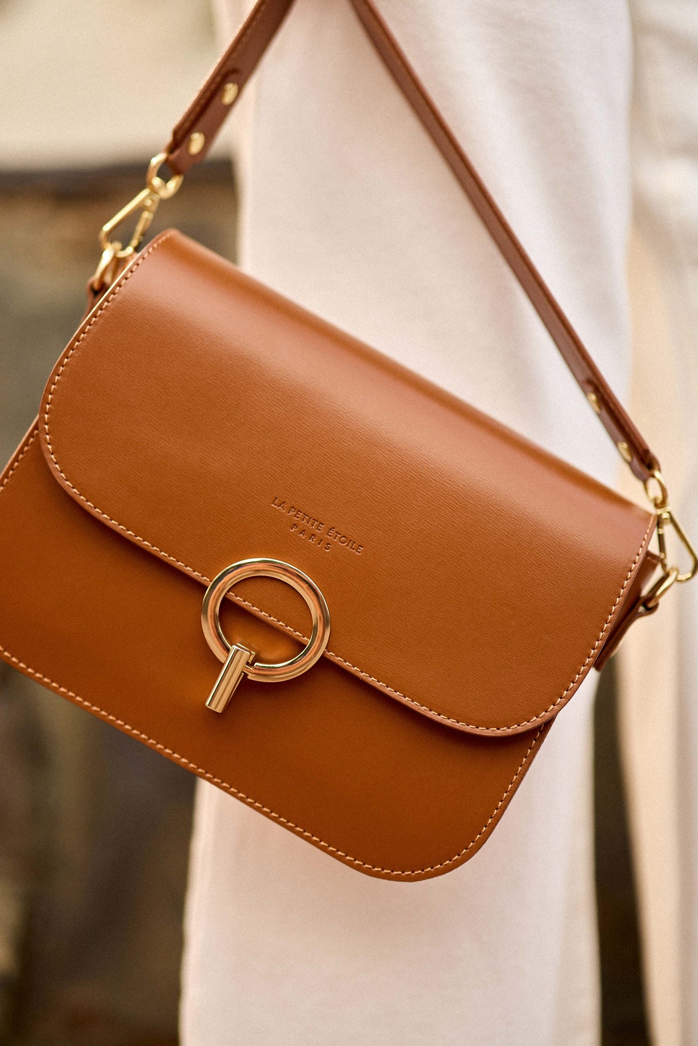 Camel leather bag - James