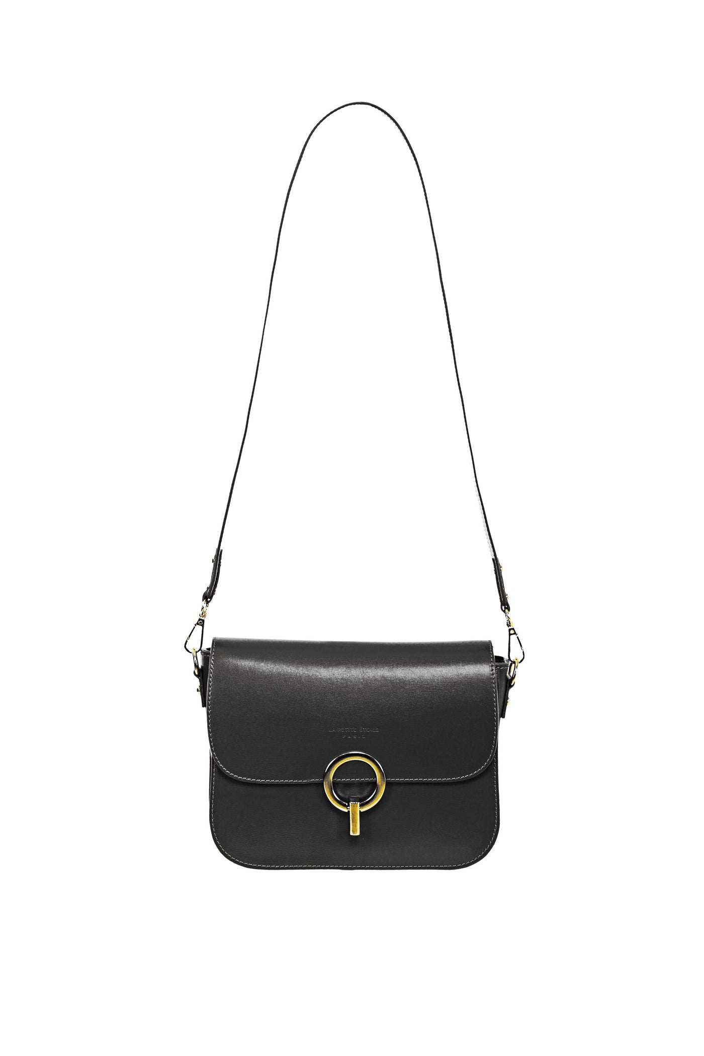 Black leather bag - James
