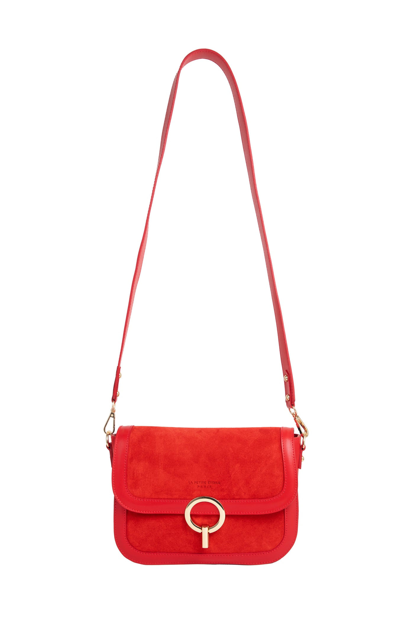Sac en cuir James - Rouge