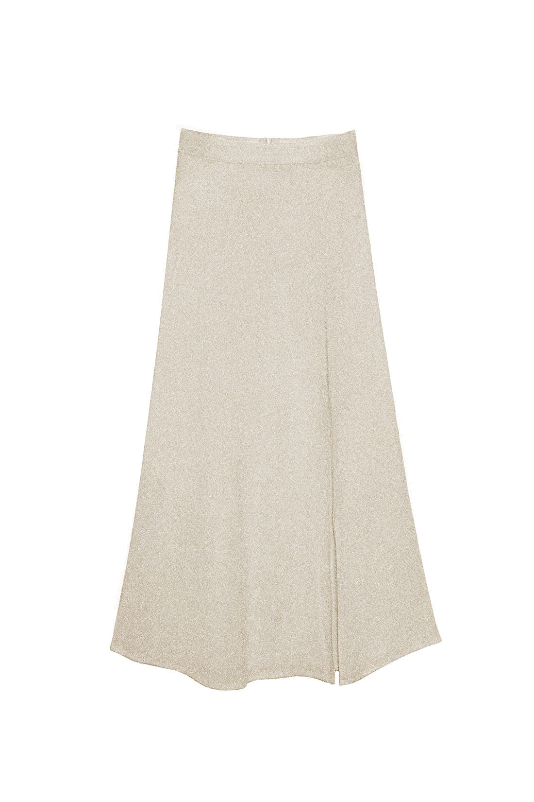 Beige flared midi skirt - Jendry
