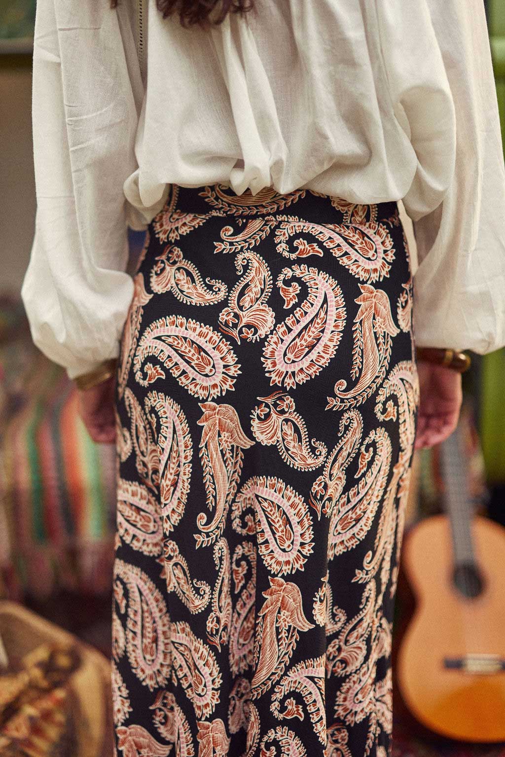 Long cashmere skirt - Jessica