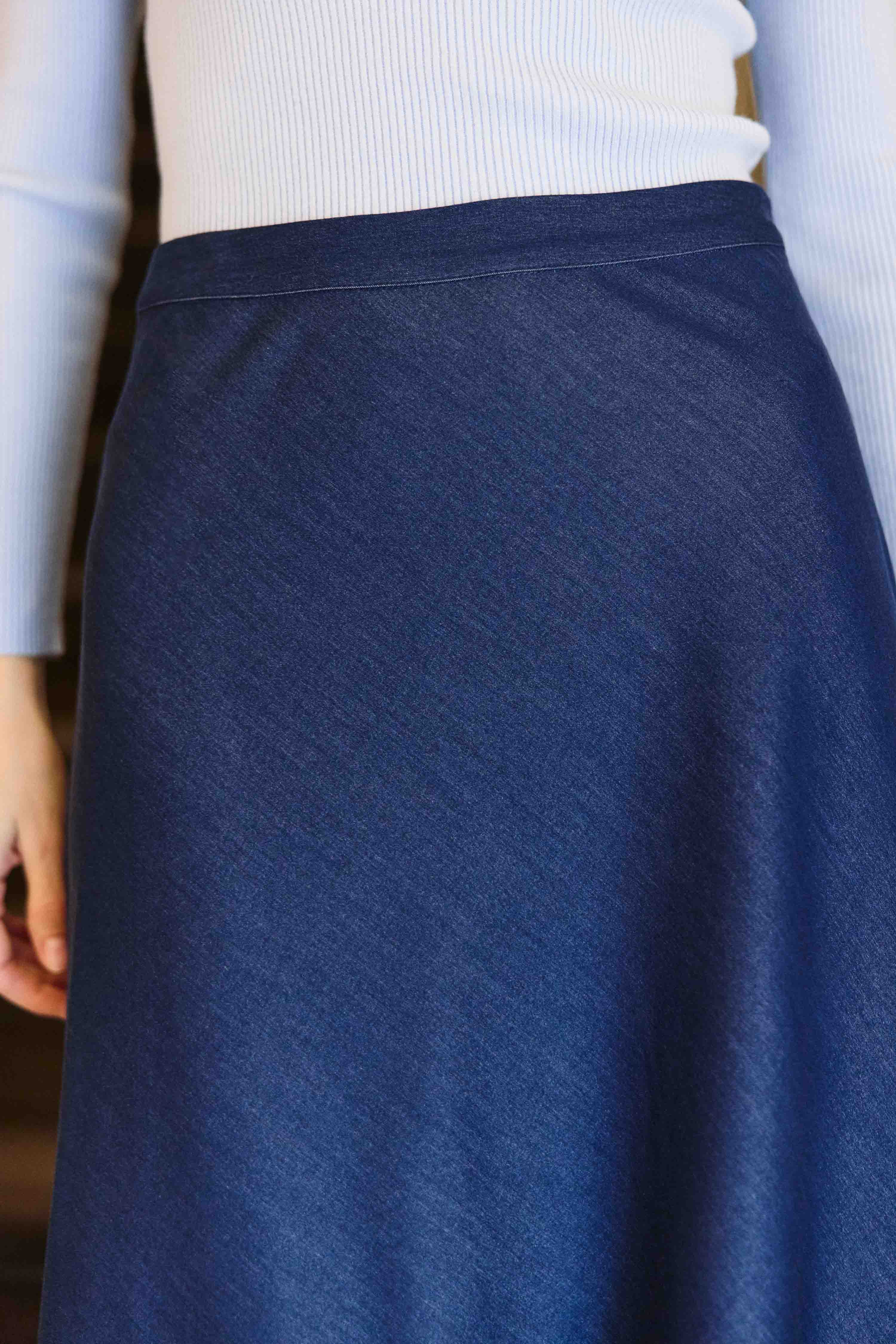 Jupe midi brut - Jilla