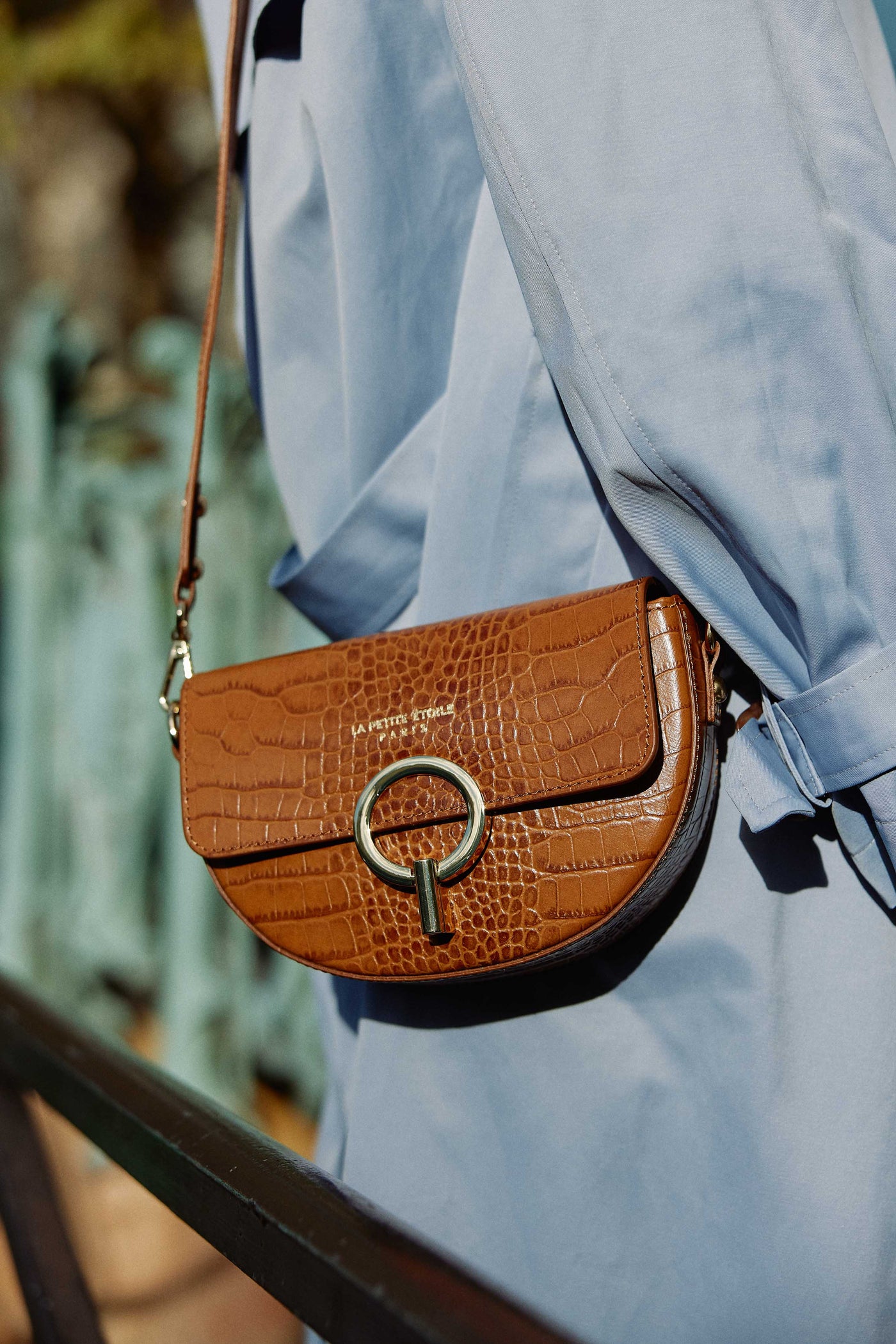 Bag Jim - Croco Camel