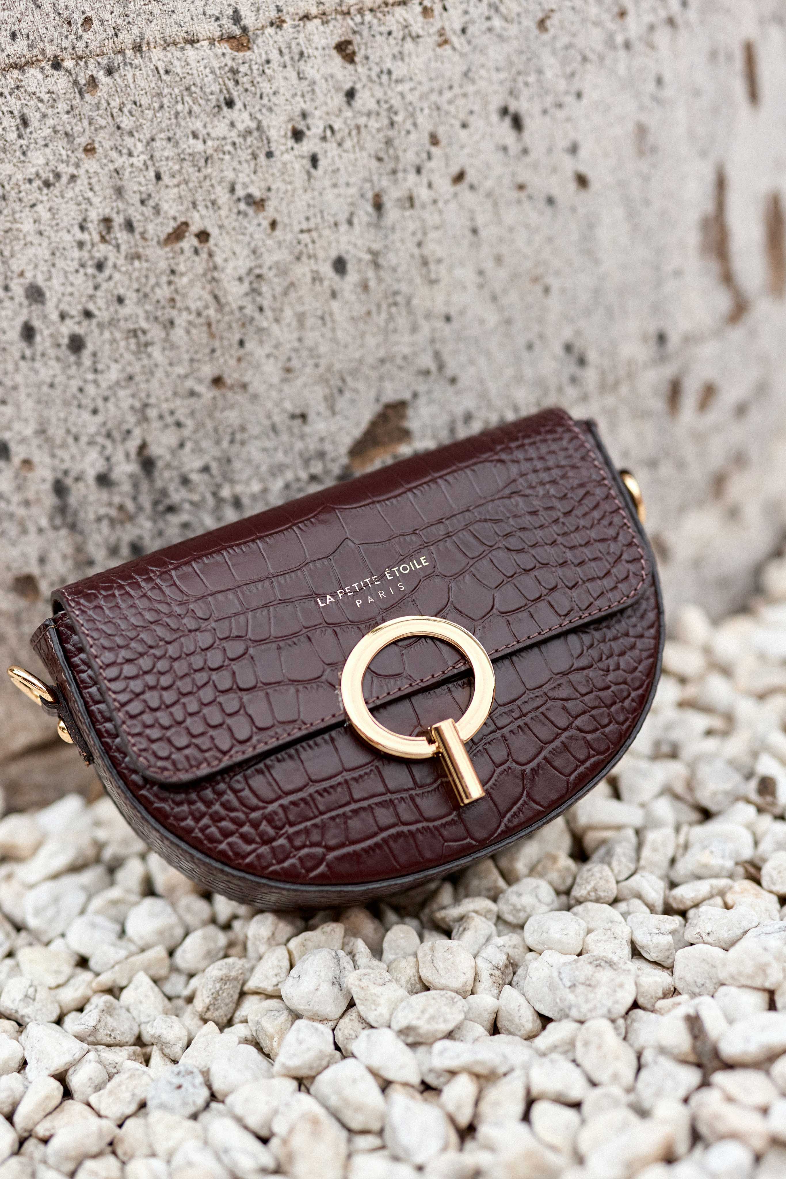Bag Jim - Croco Marron