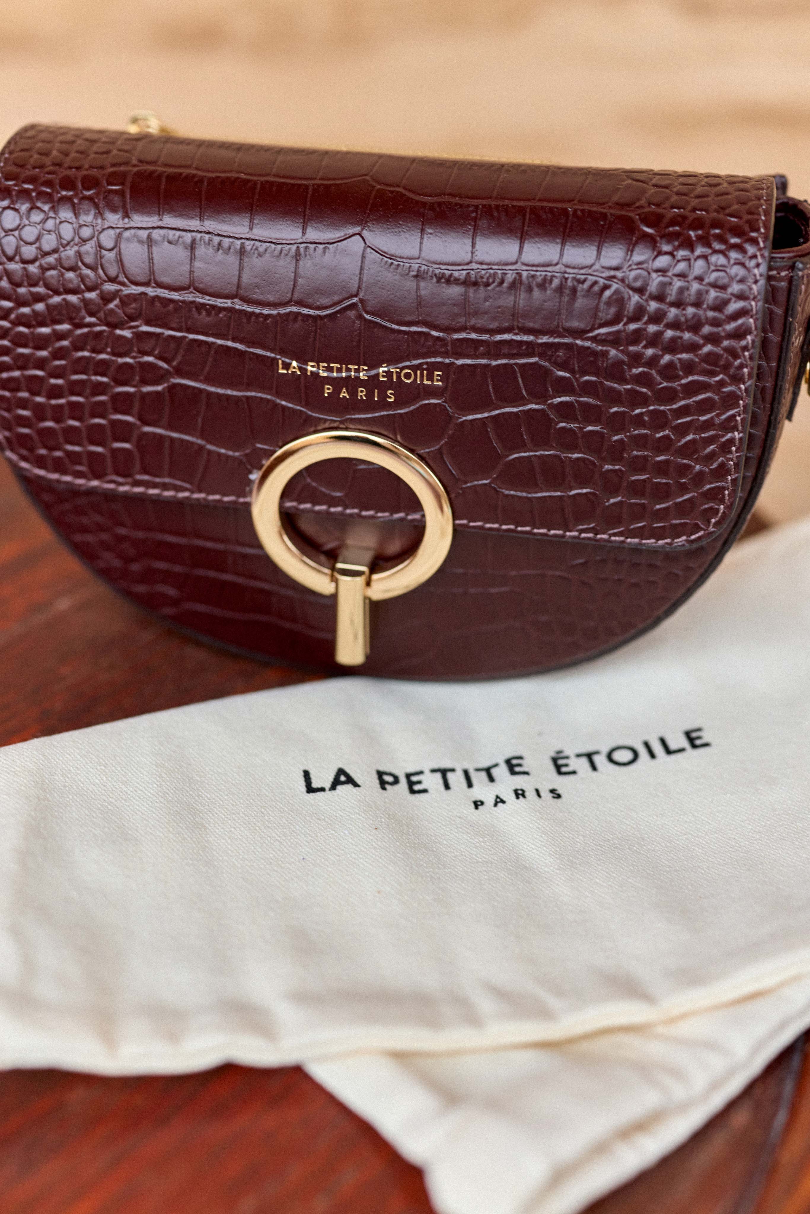 Sac Jim - Croco Marron