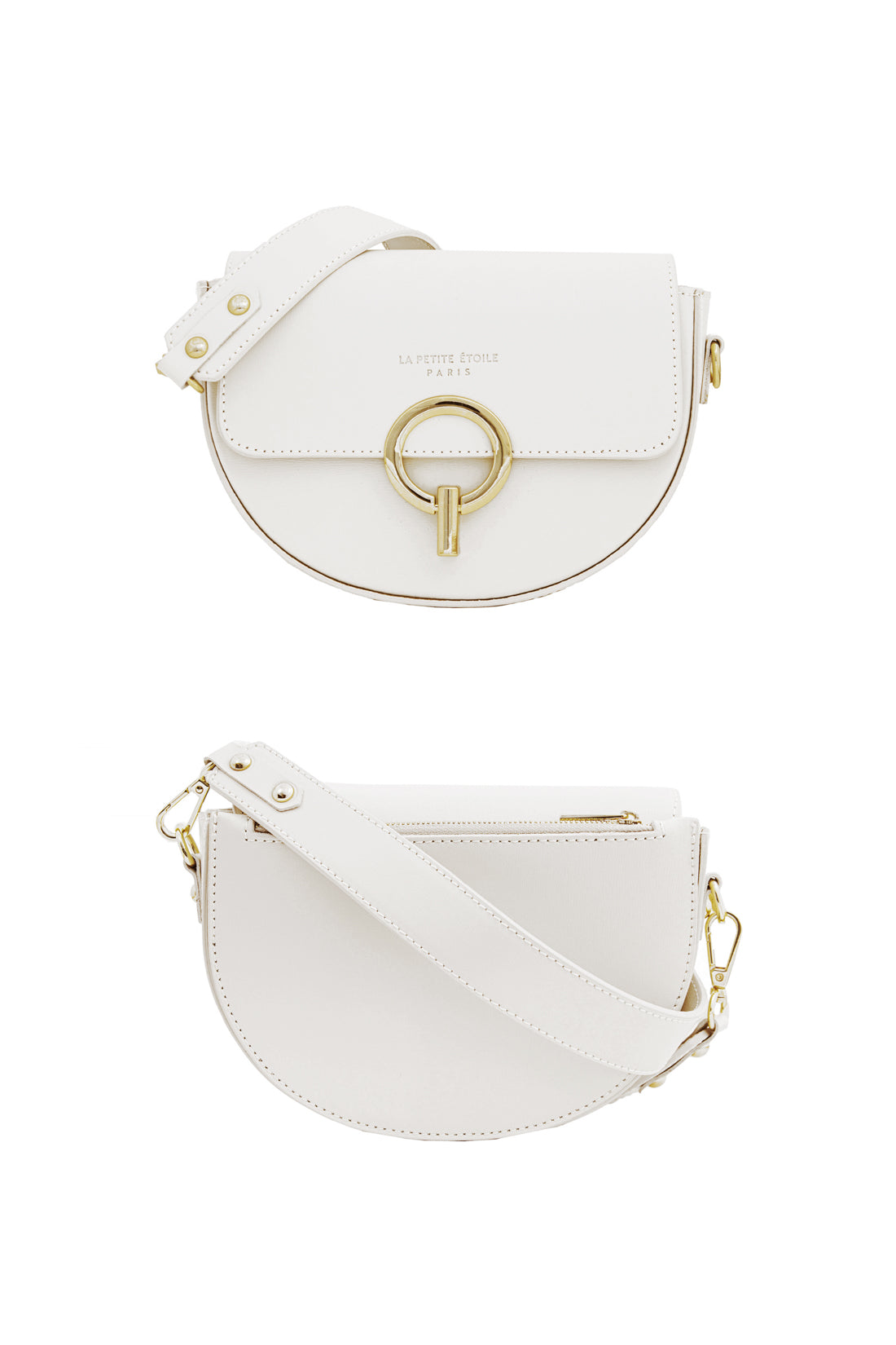 Jim leather bag - White