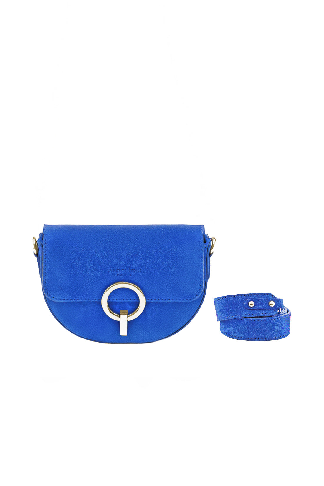 Blue leather bag - Jim D