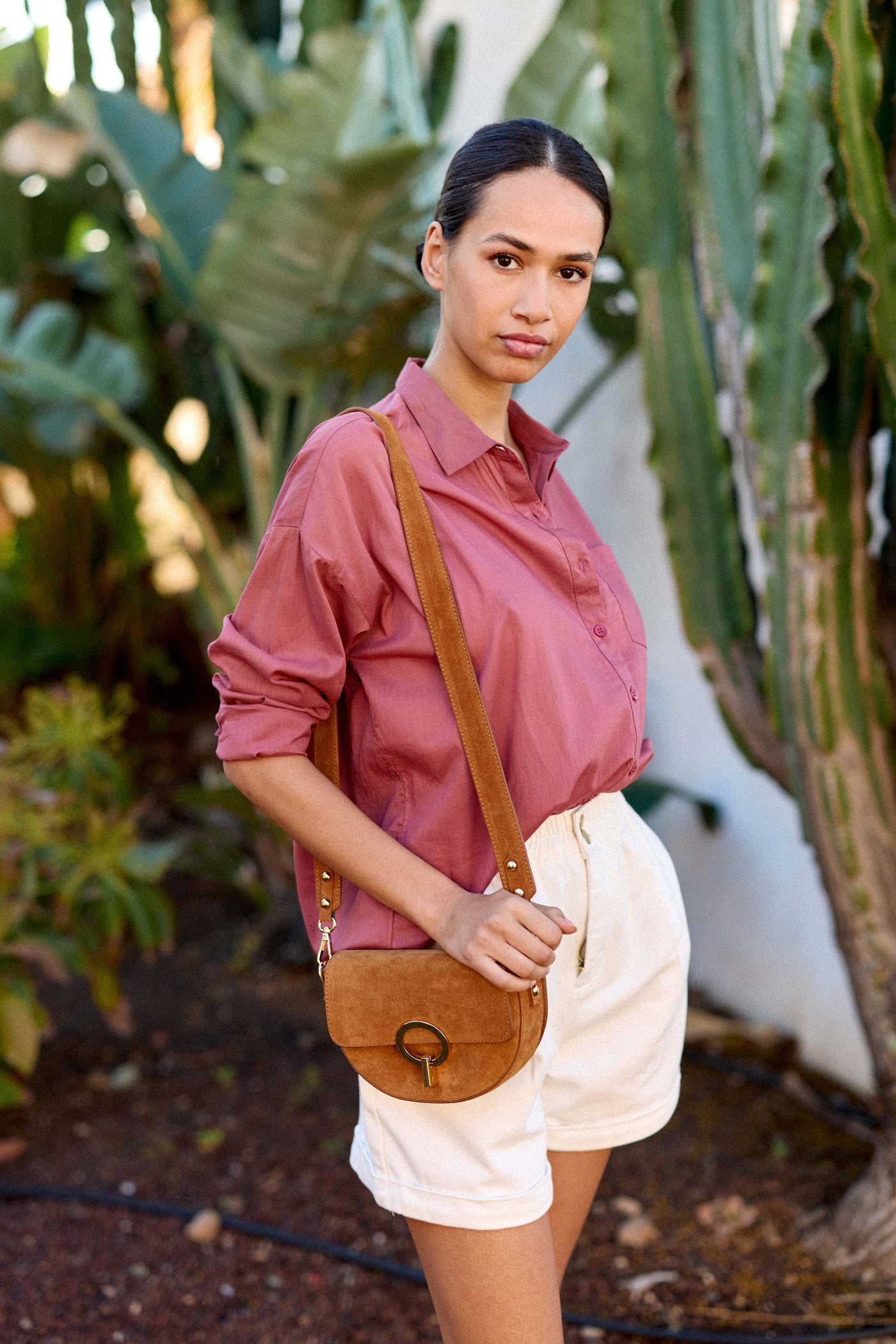 Camel leather bag - Jim D