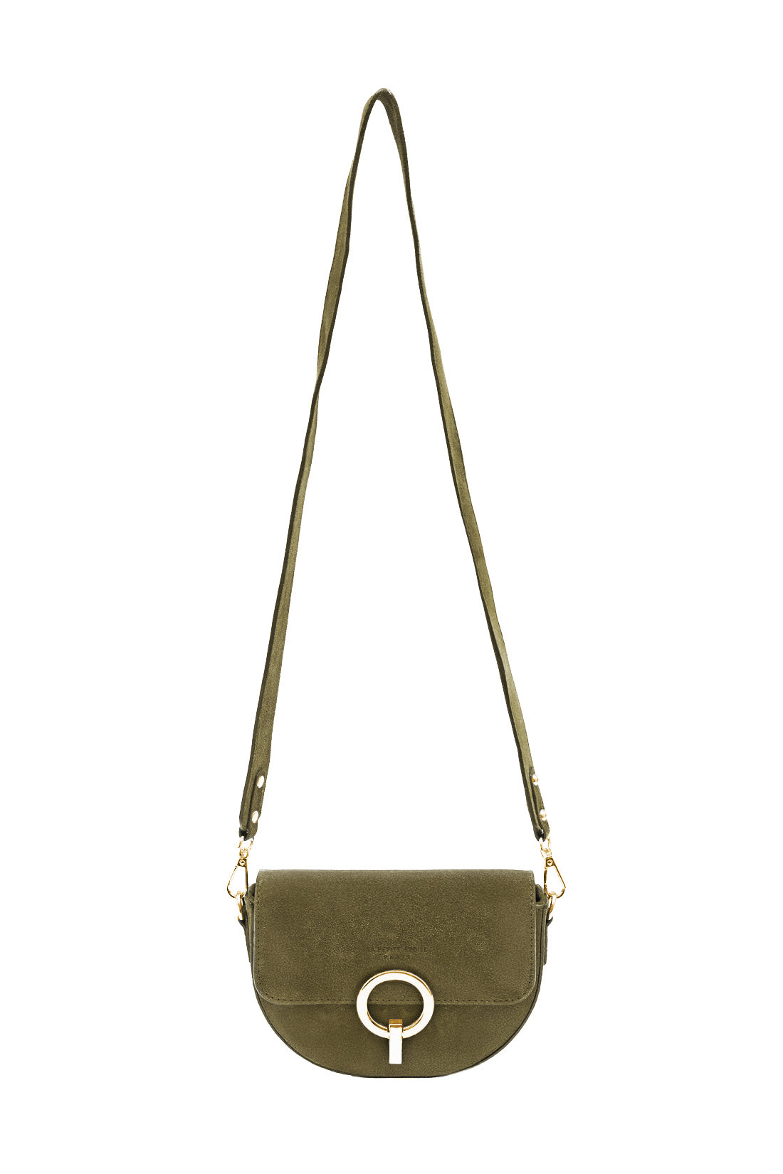 Khaki leather bag - Jim D