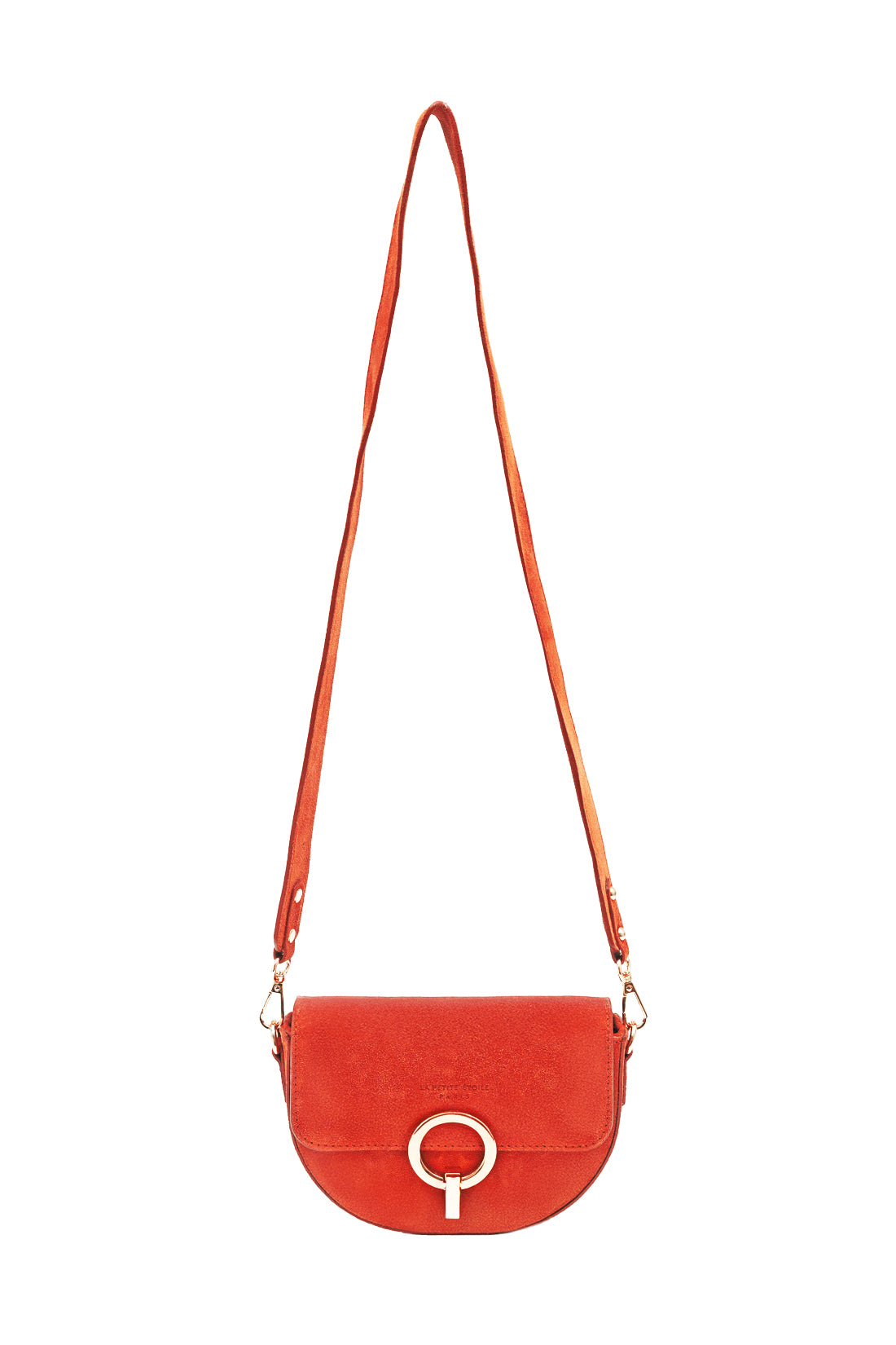 Two-tone red leather bag - Jim D