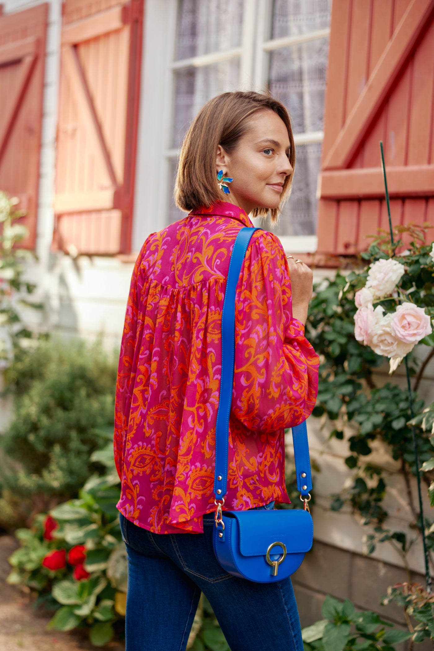 Blouse Joao - Rose/orange