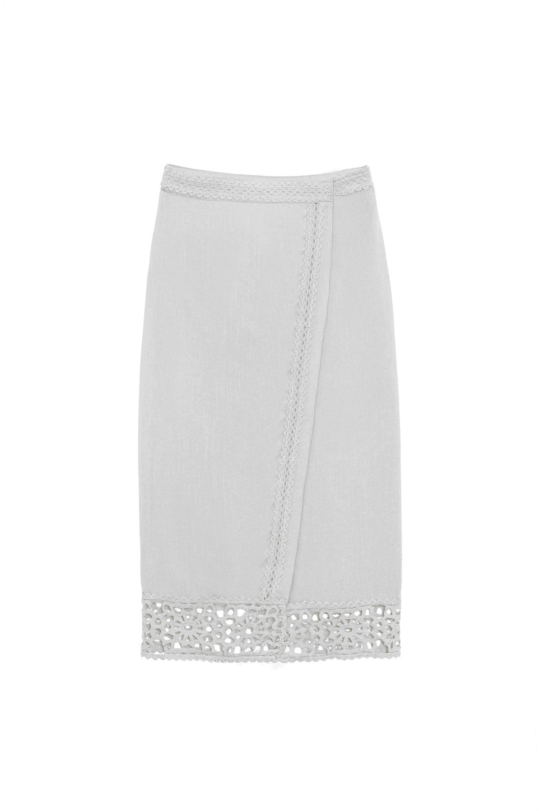 White wrap skirt - Jolene
