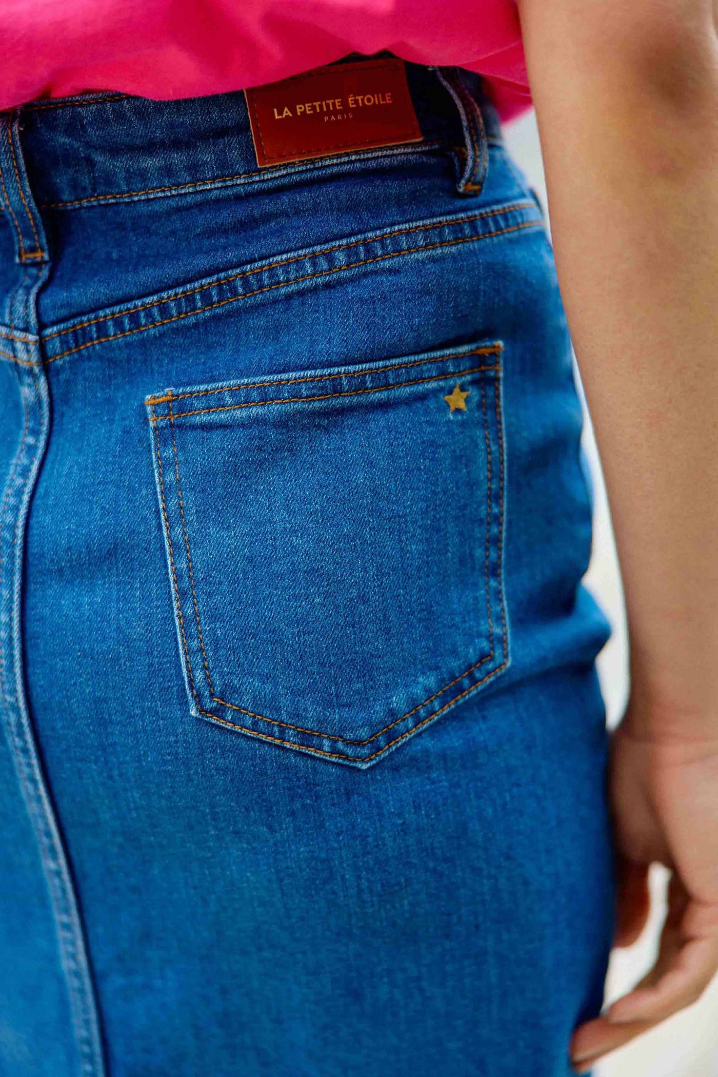 Washed denim skirt - Jomia