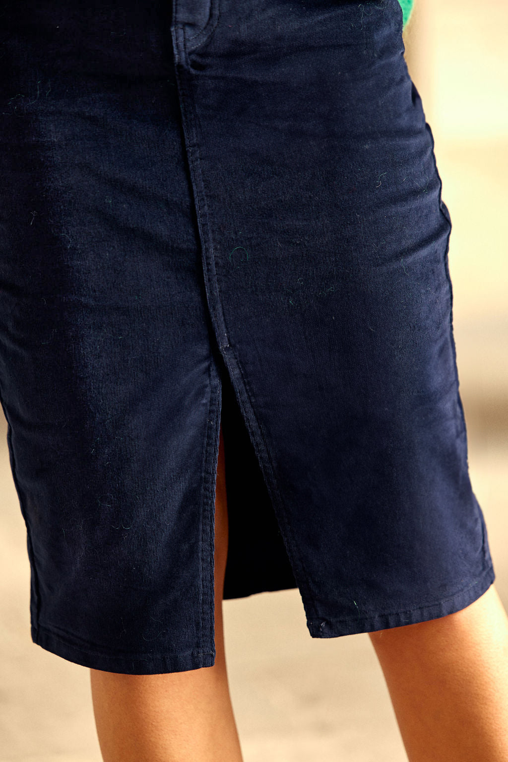 Navy midi skirt - Jomia
