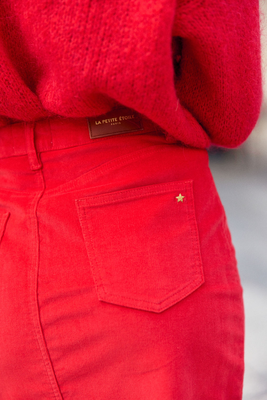 Jupe midi rouge - Jomia