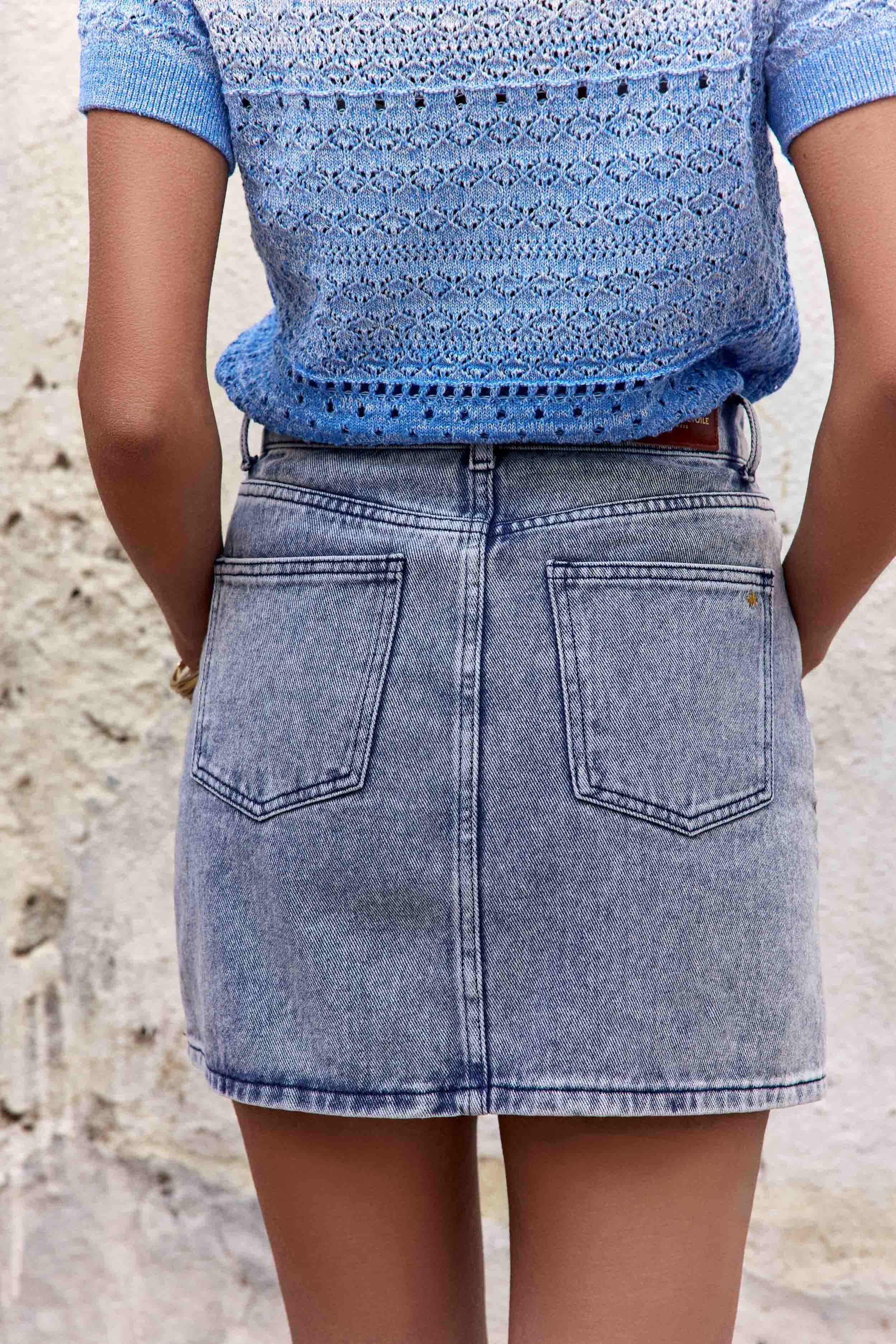 Jonas - Jupe courte droite