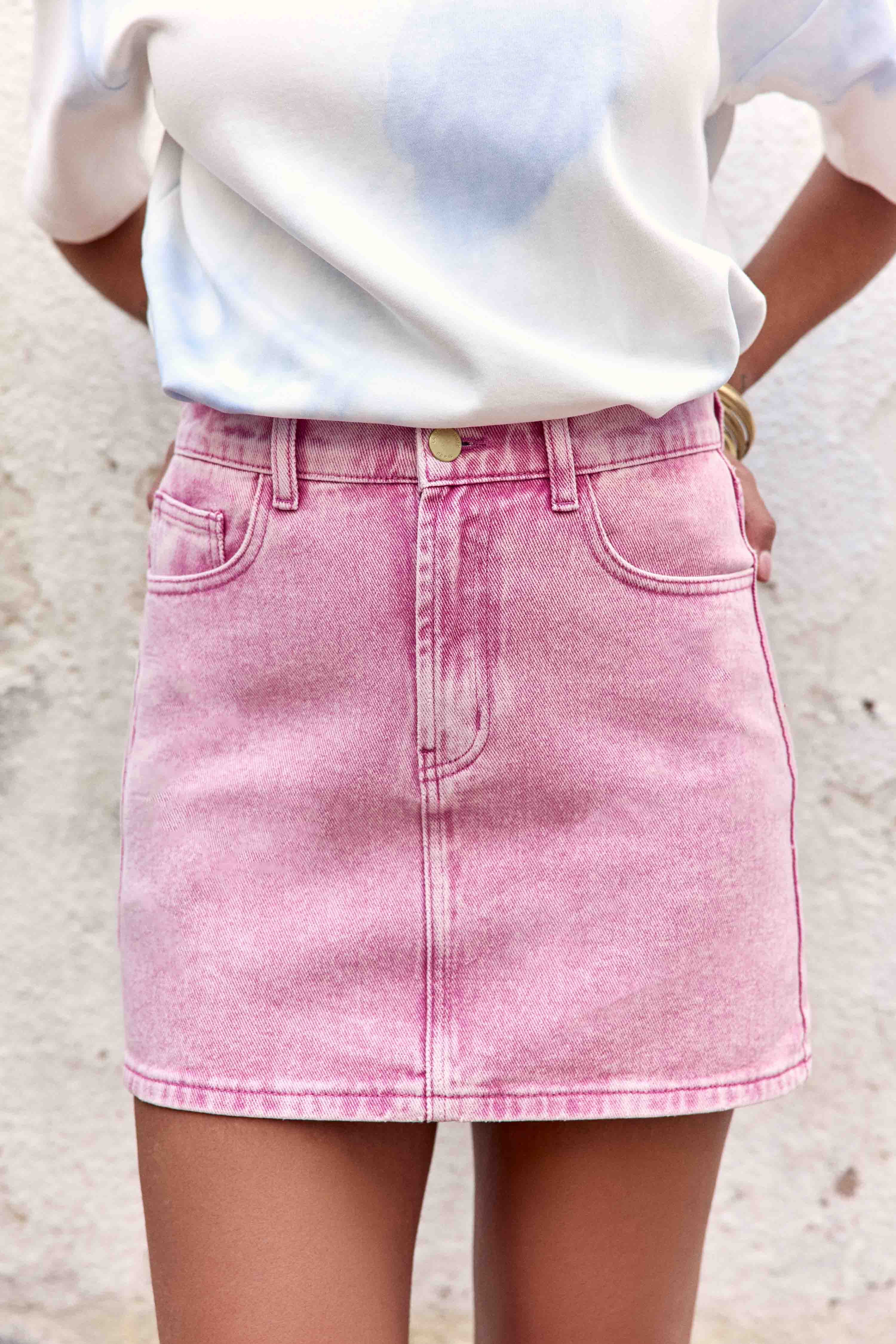 Jonas - Jupe courte droite