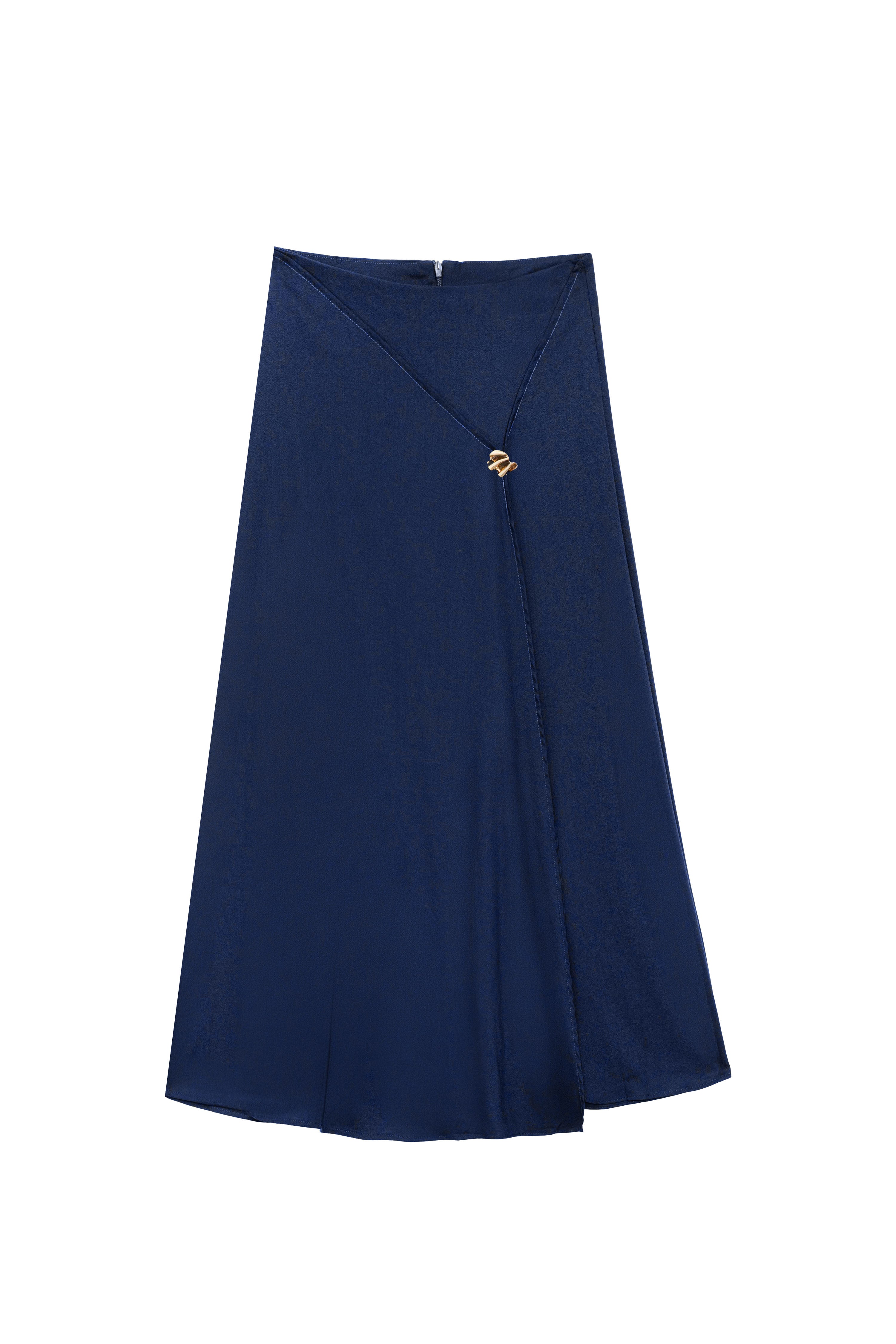 Jorie - Jupe midi asymétrique