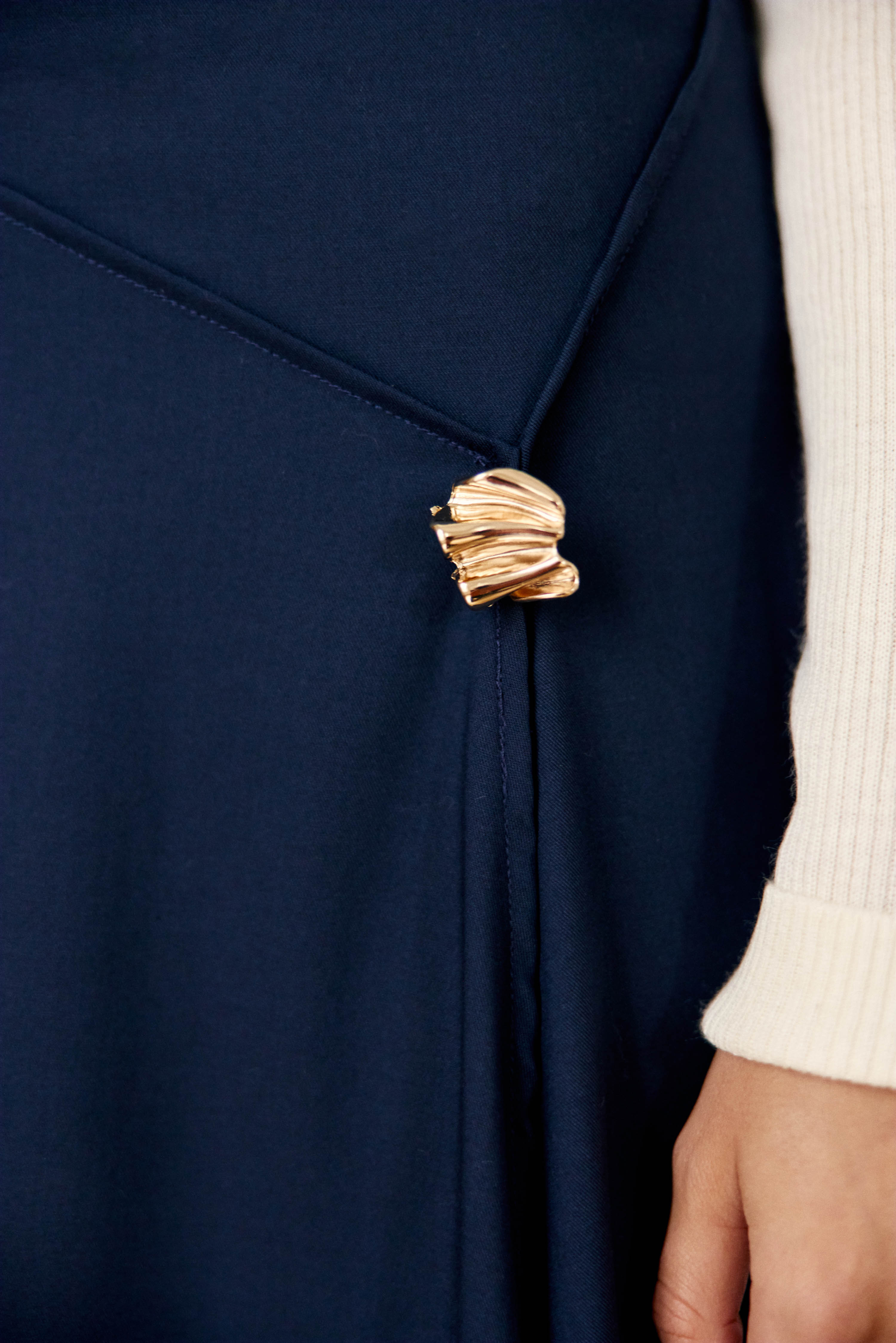 Jorie - Jupe midi asymétrique