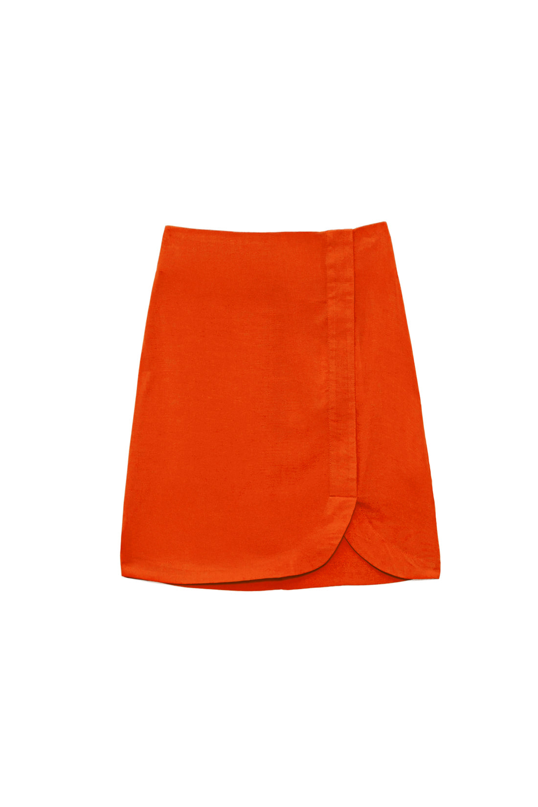 Jupe courte rouge/orange - Josh