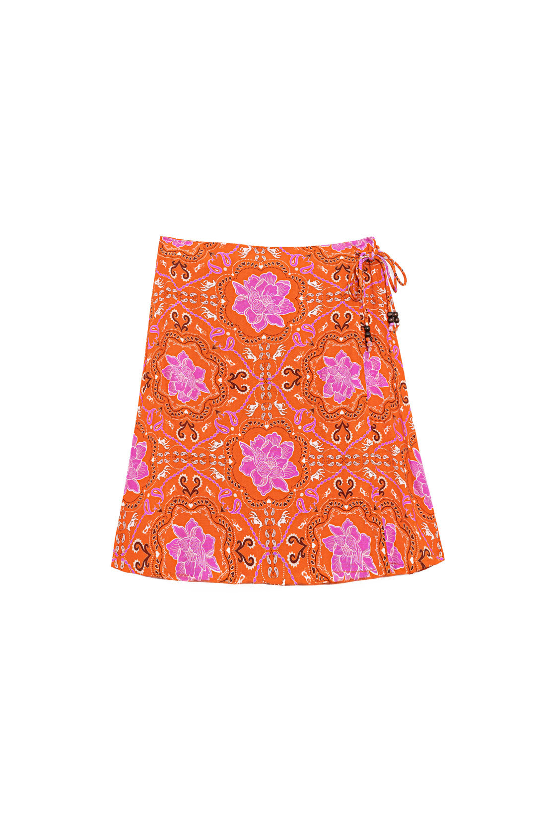 Short orange skirt - Juny