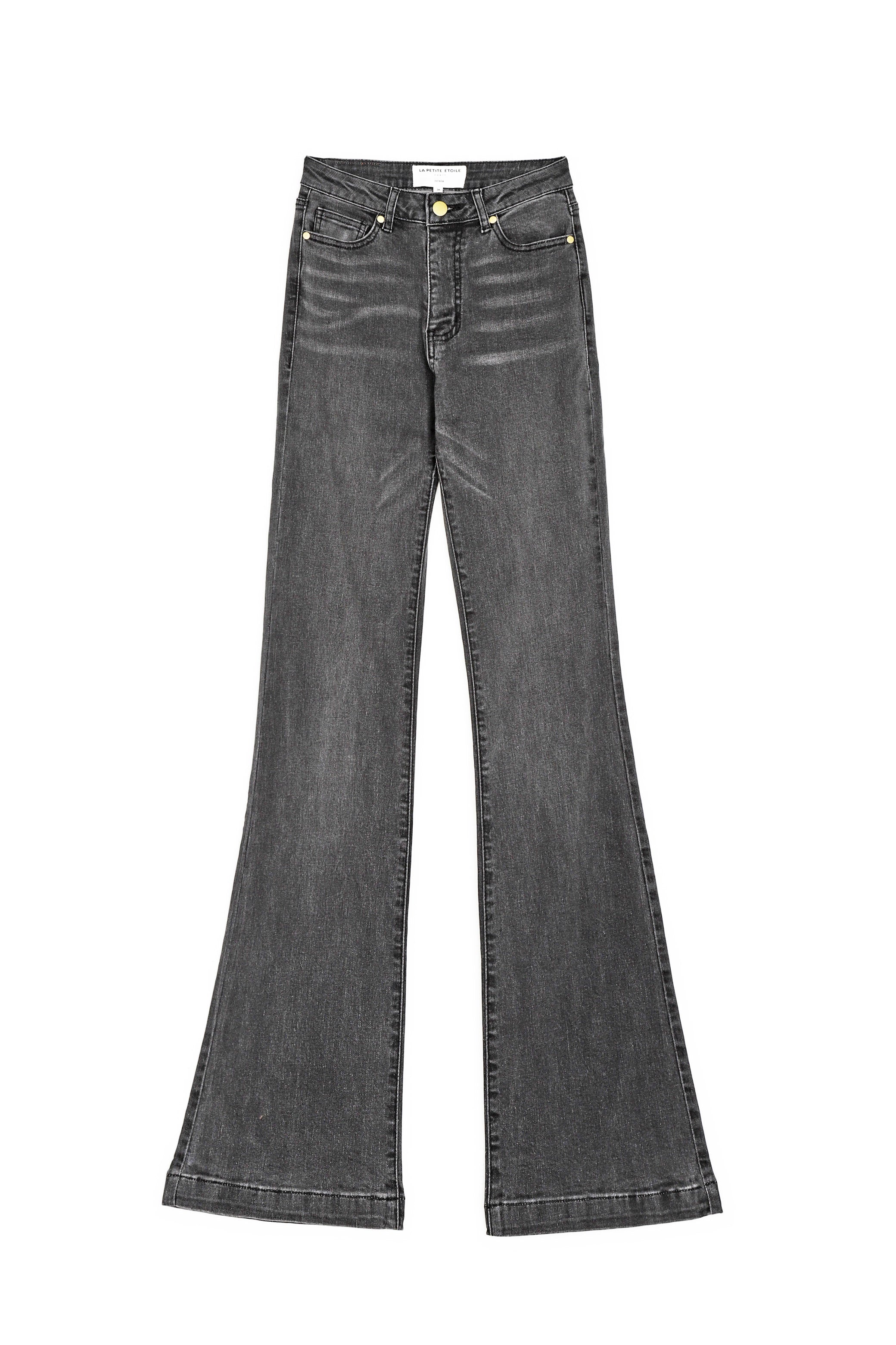 Grey flared jeans - Lancelot