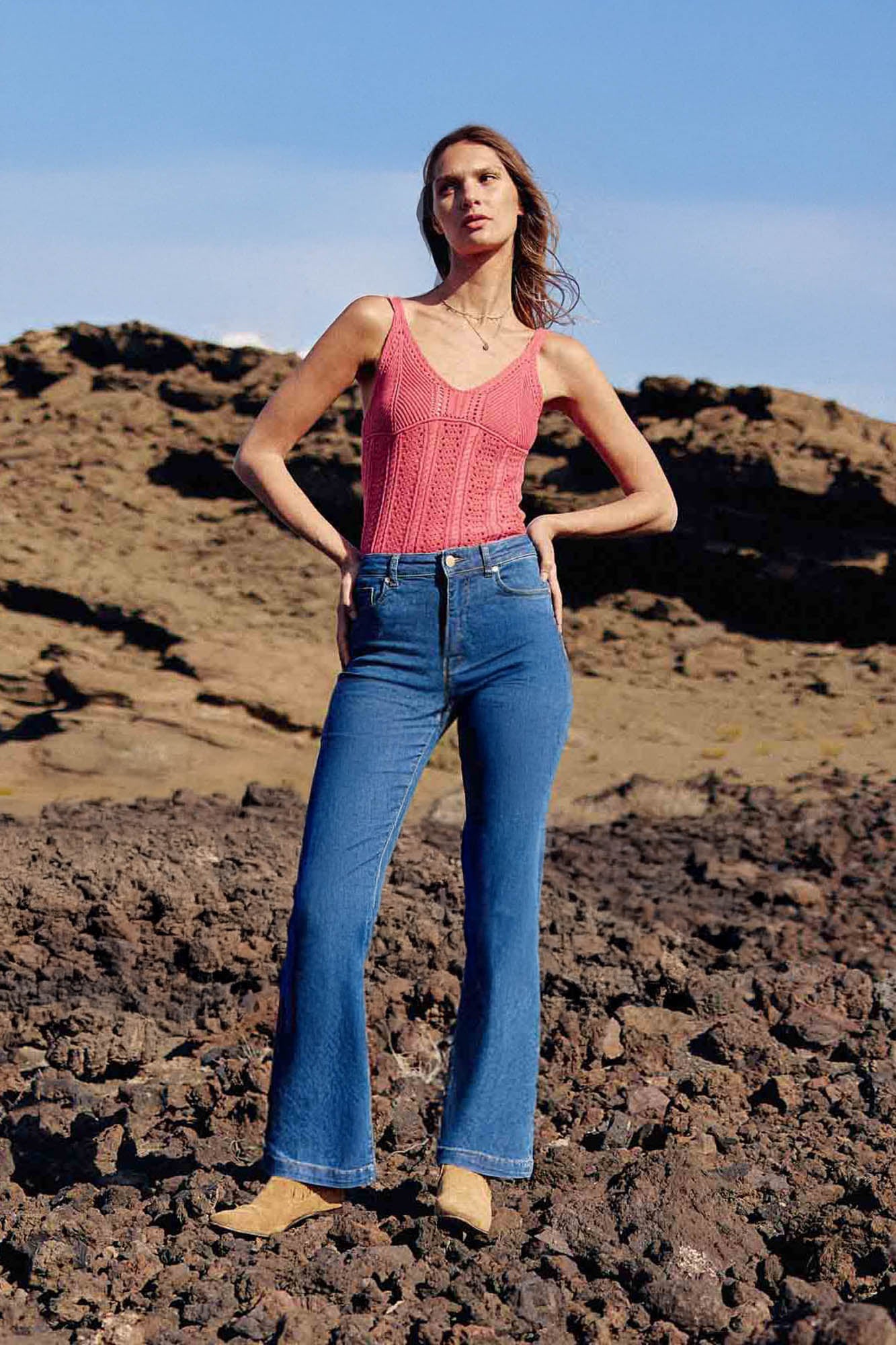Jean flare deep wash - Lancelot