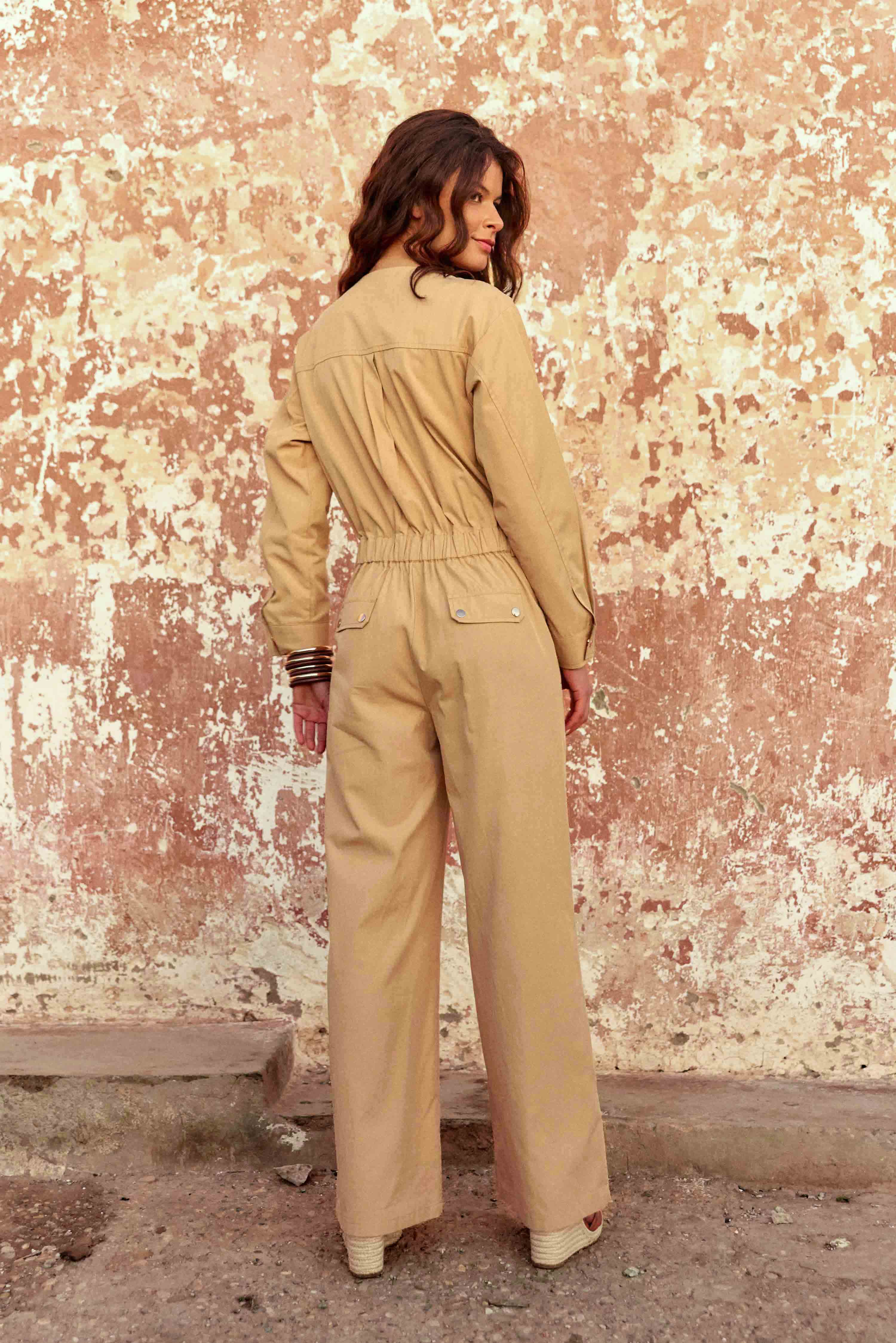 Combi-pantalon Laura - Camel