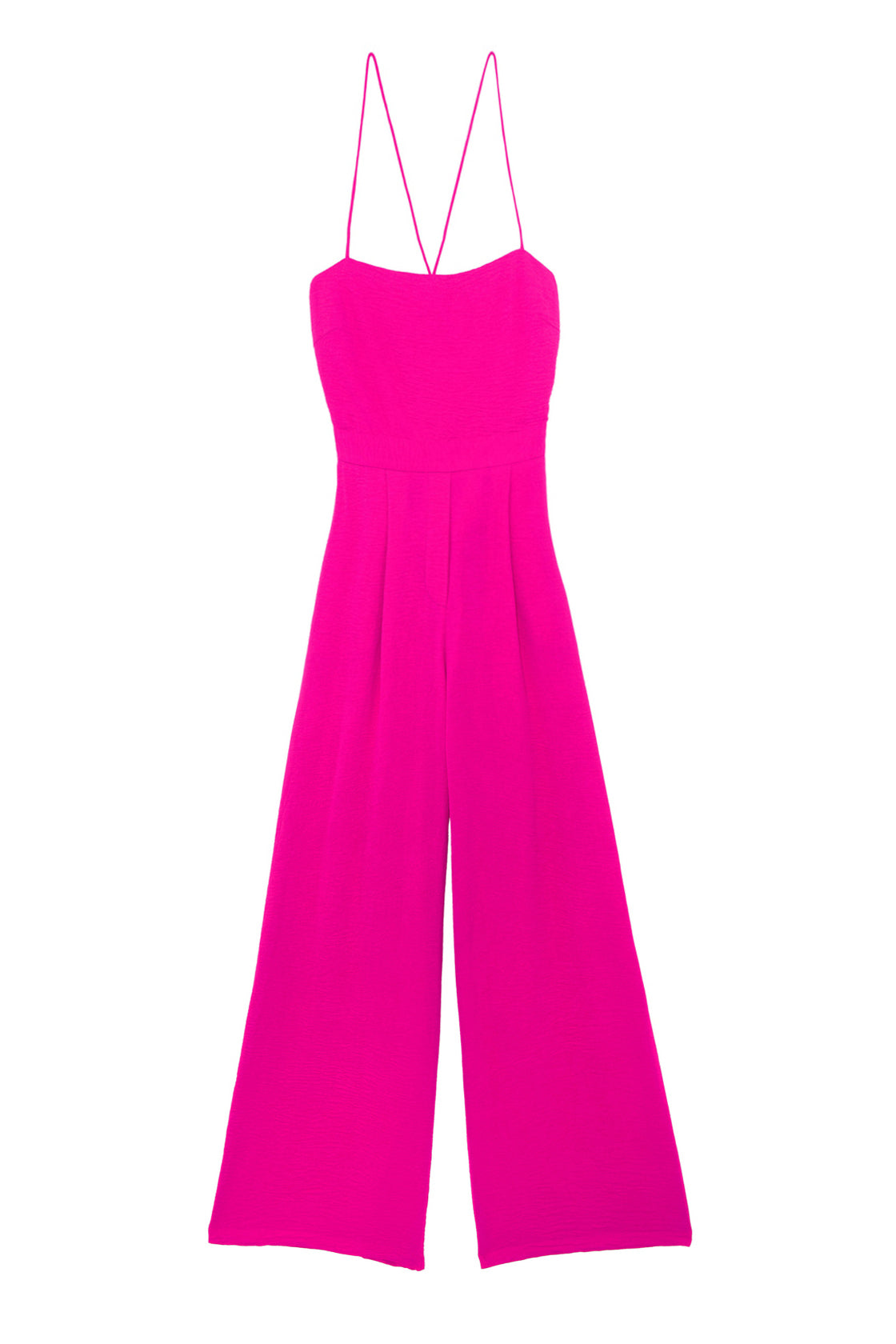 Fuchsia backless jumpsuit - Lisel