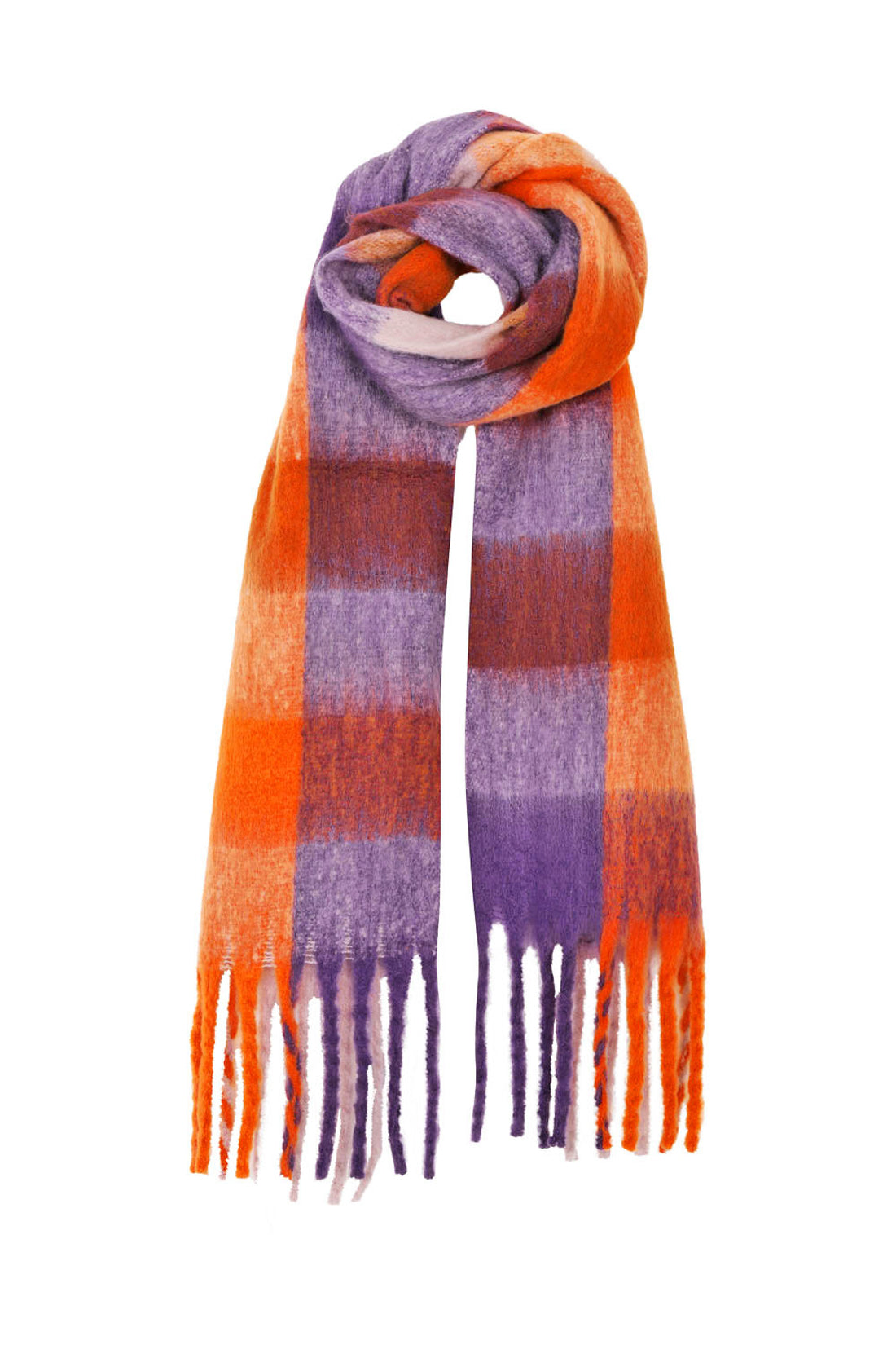 Echarpe Liwen - Violet/orange