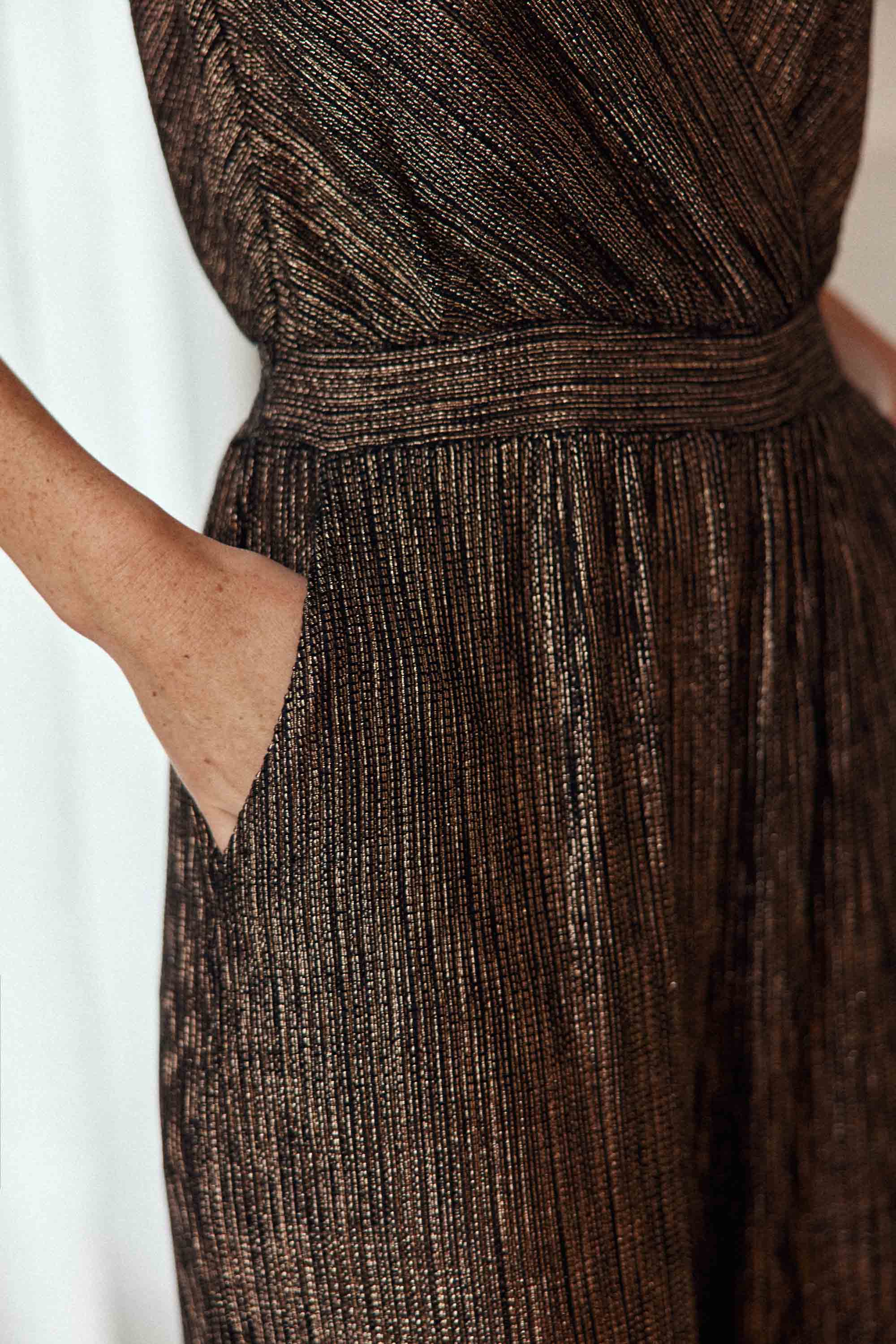 Combi-pantalon doré - Louane