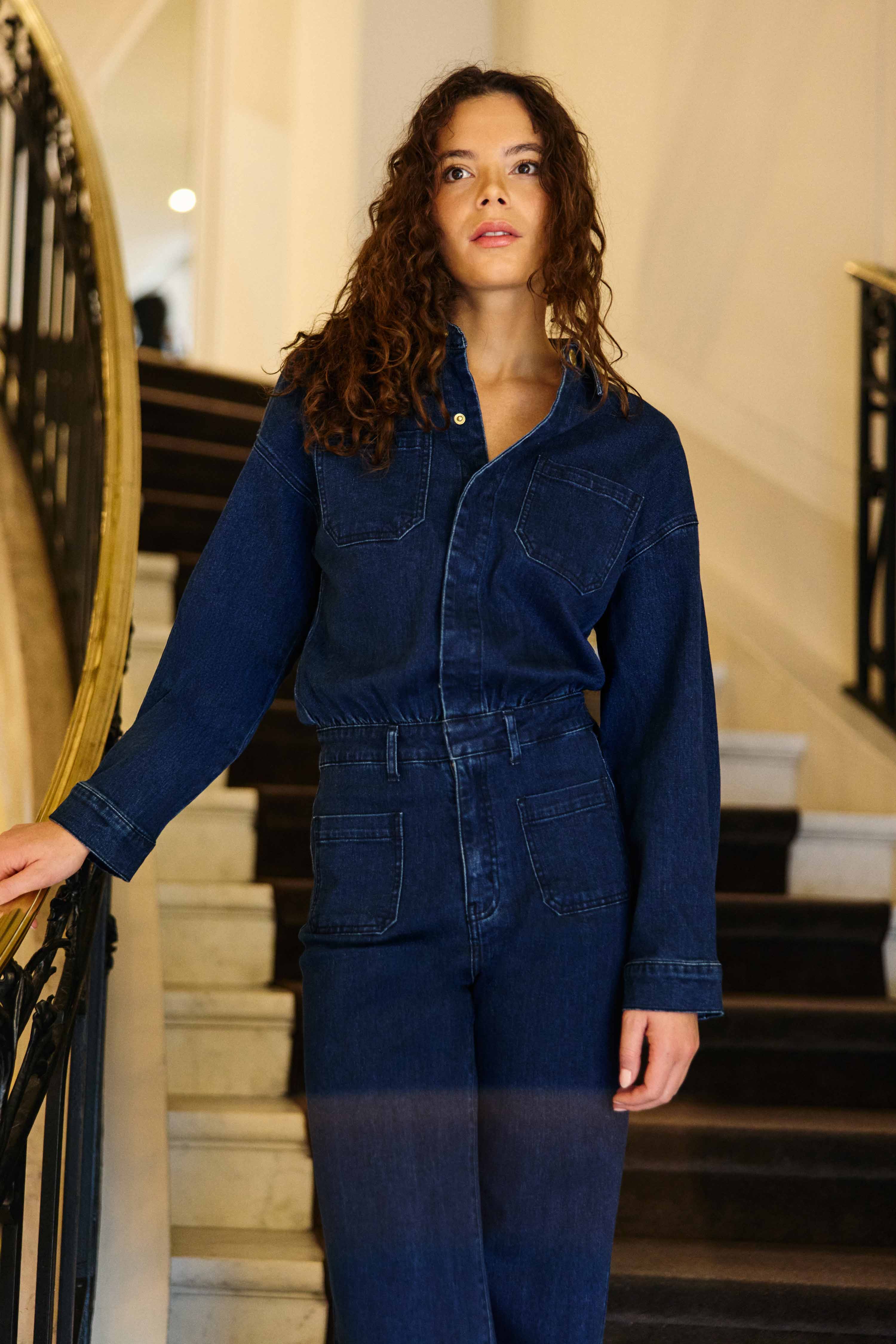 Combinaison pantalon denim - Luana